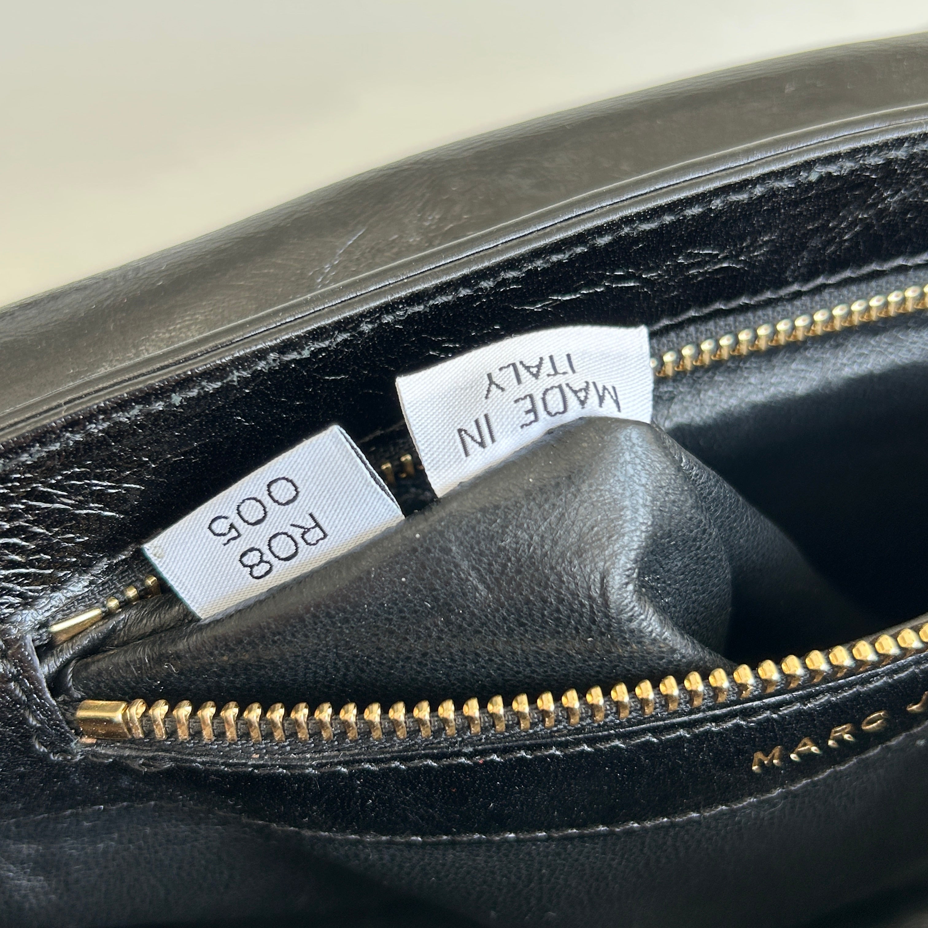Black Leather Clutch Bag