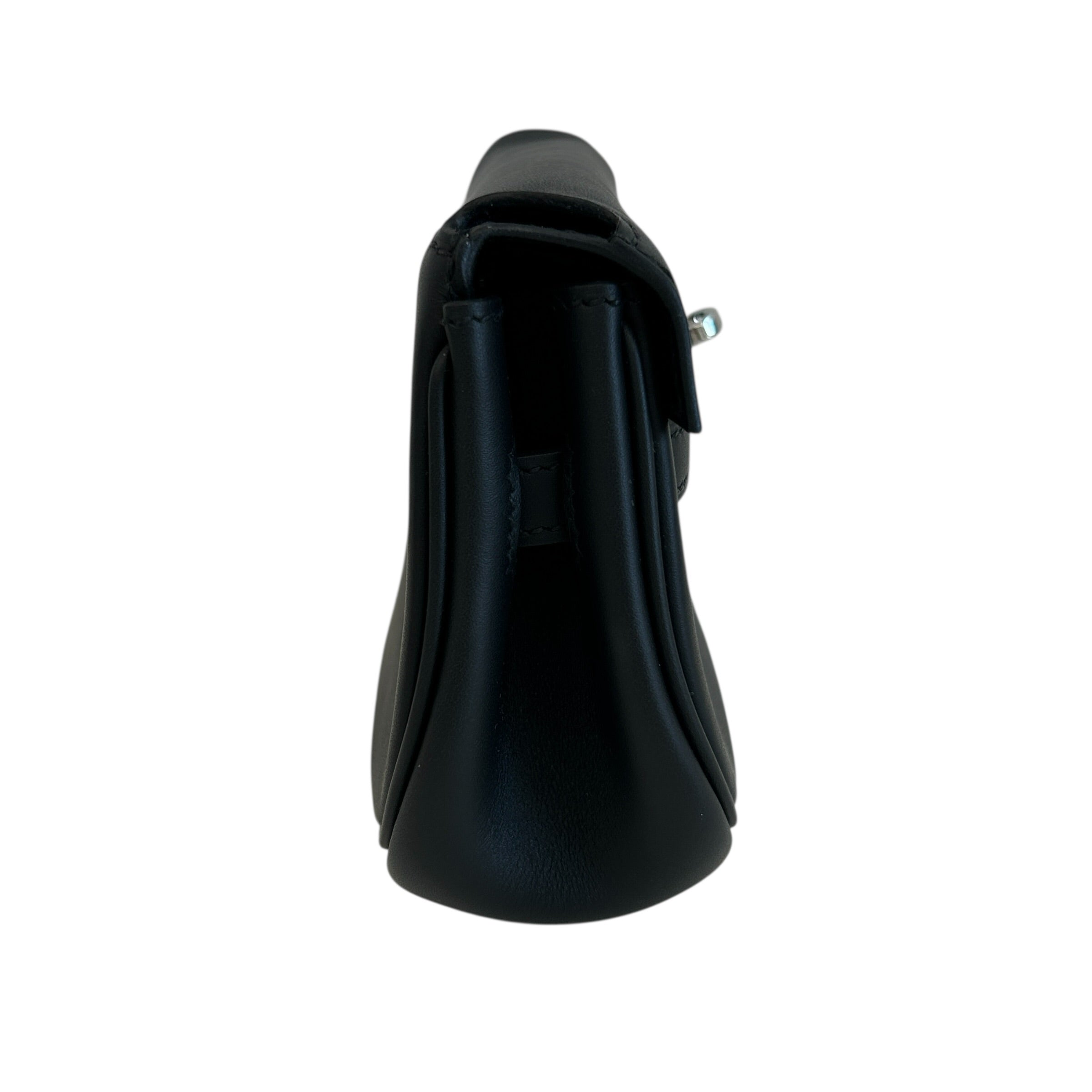 Noir Swift Leather Kelly Moove w/Pouch & PHW