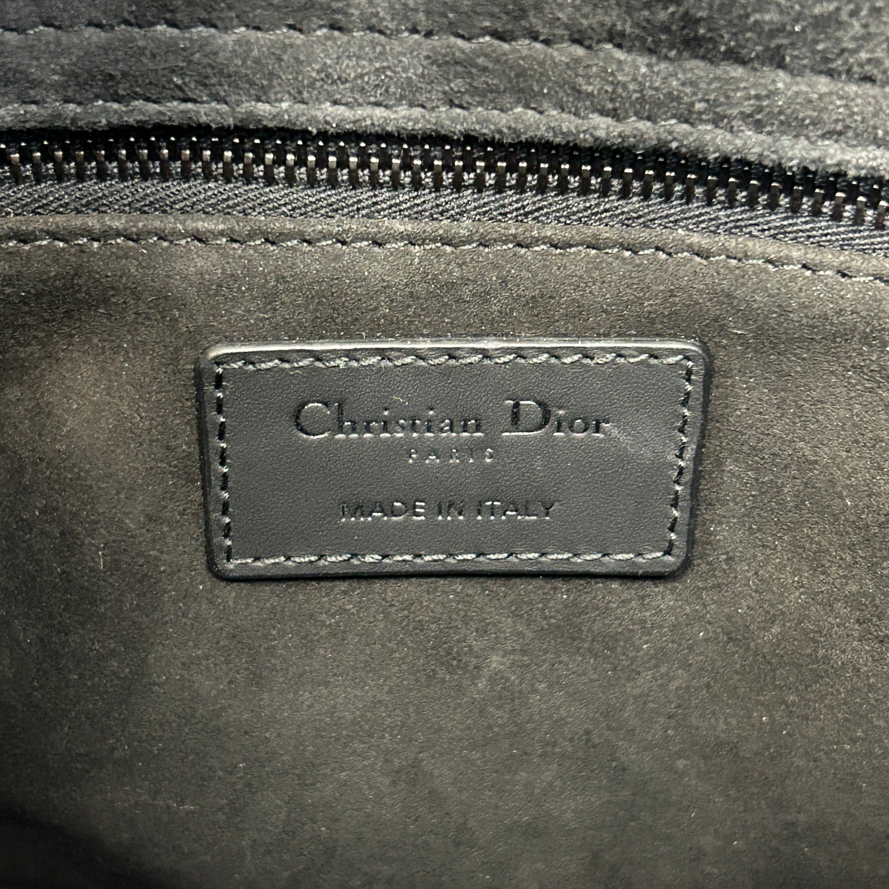 Black Ultramatte Cannage Calfskin Lady Dior Bag - Haute Classics