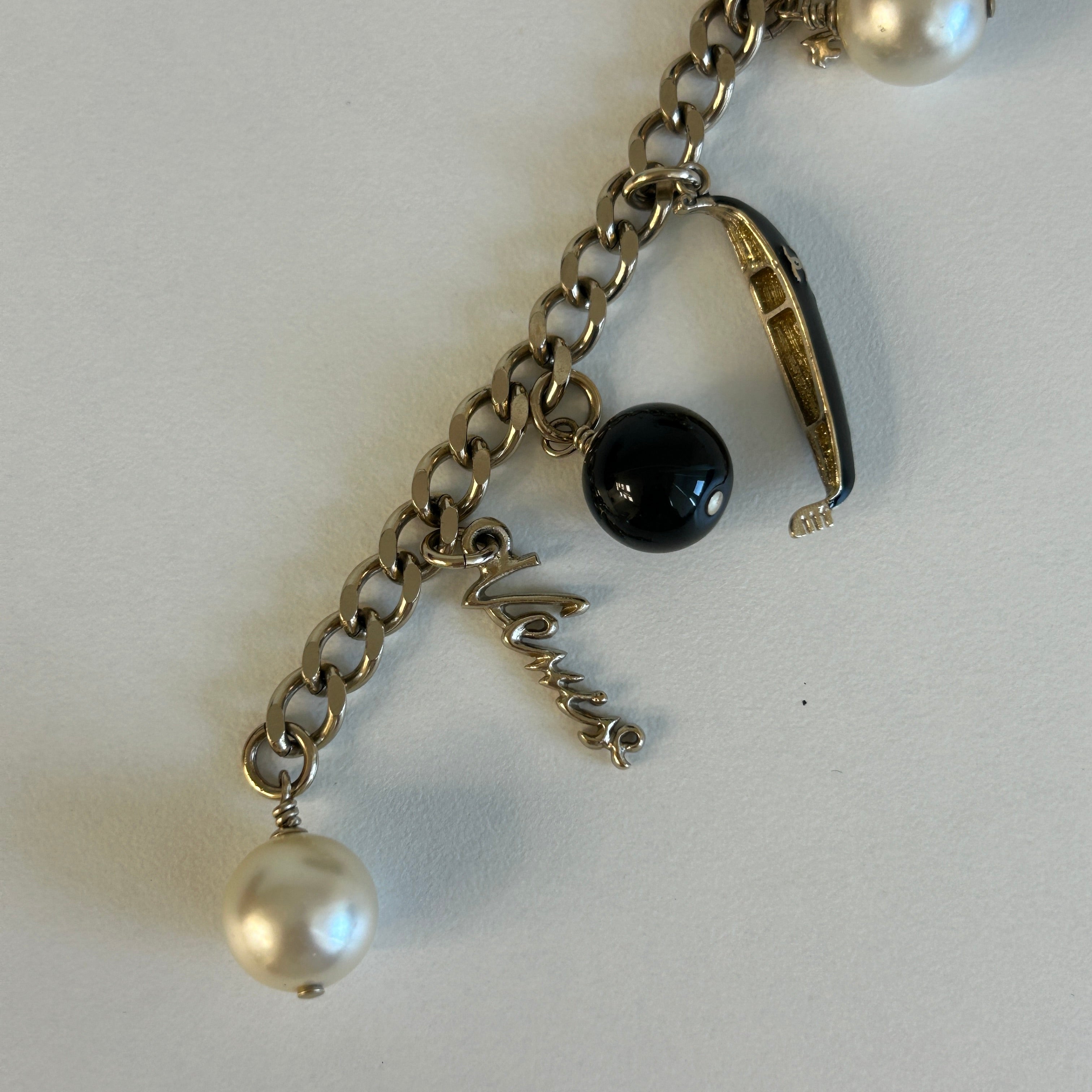 07A Gold Metal Venice Charm Bracelet