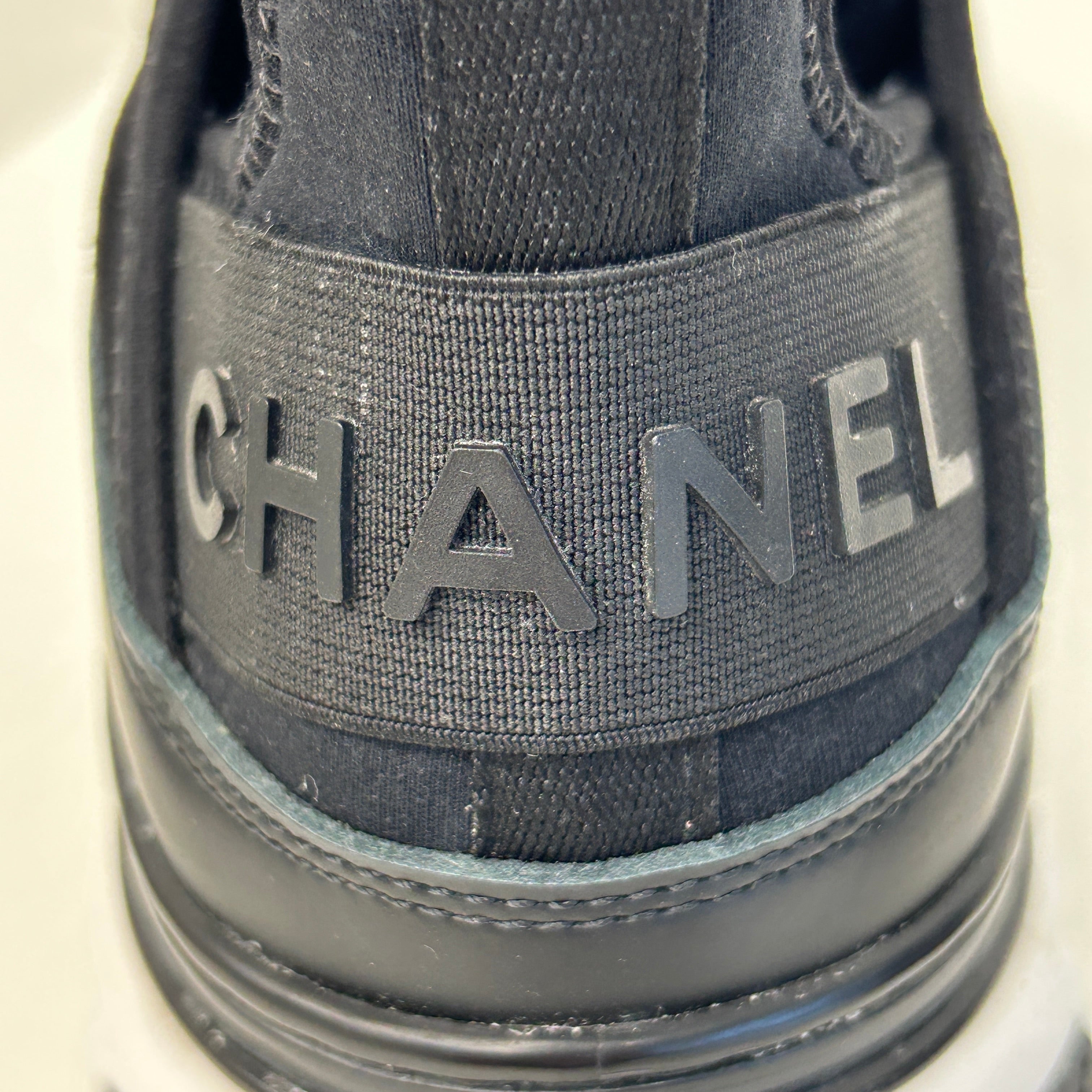 Black Fabric/Suede CC Sneakers - Haute Classics