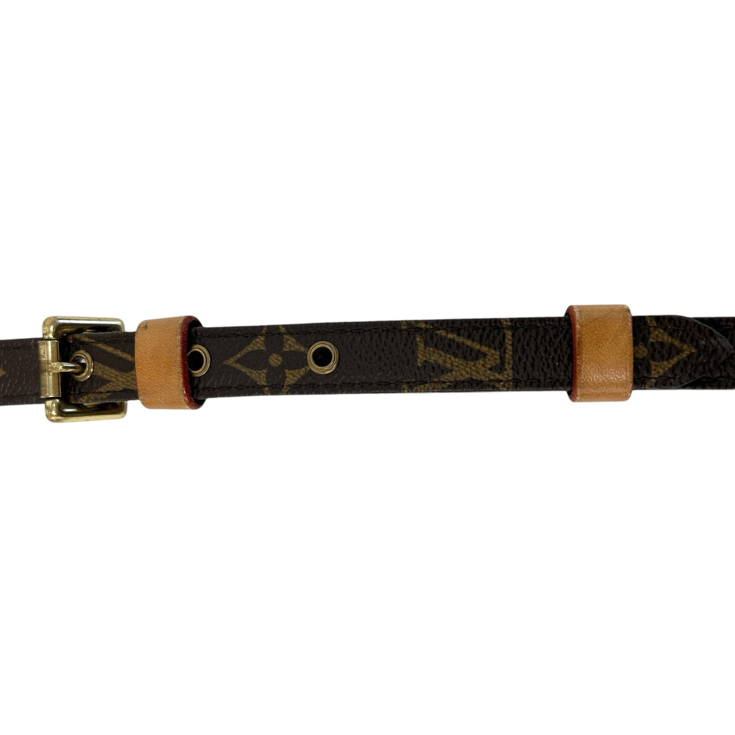 Monogram Coated Canvas Adjustable Shoulder Strap - Haute Classics
