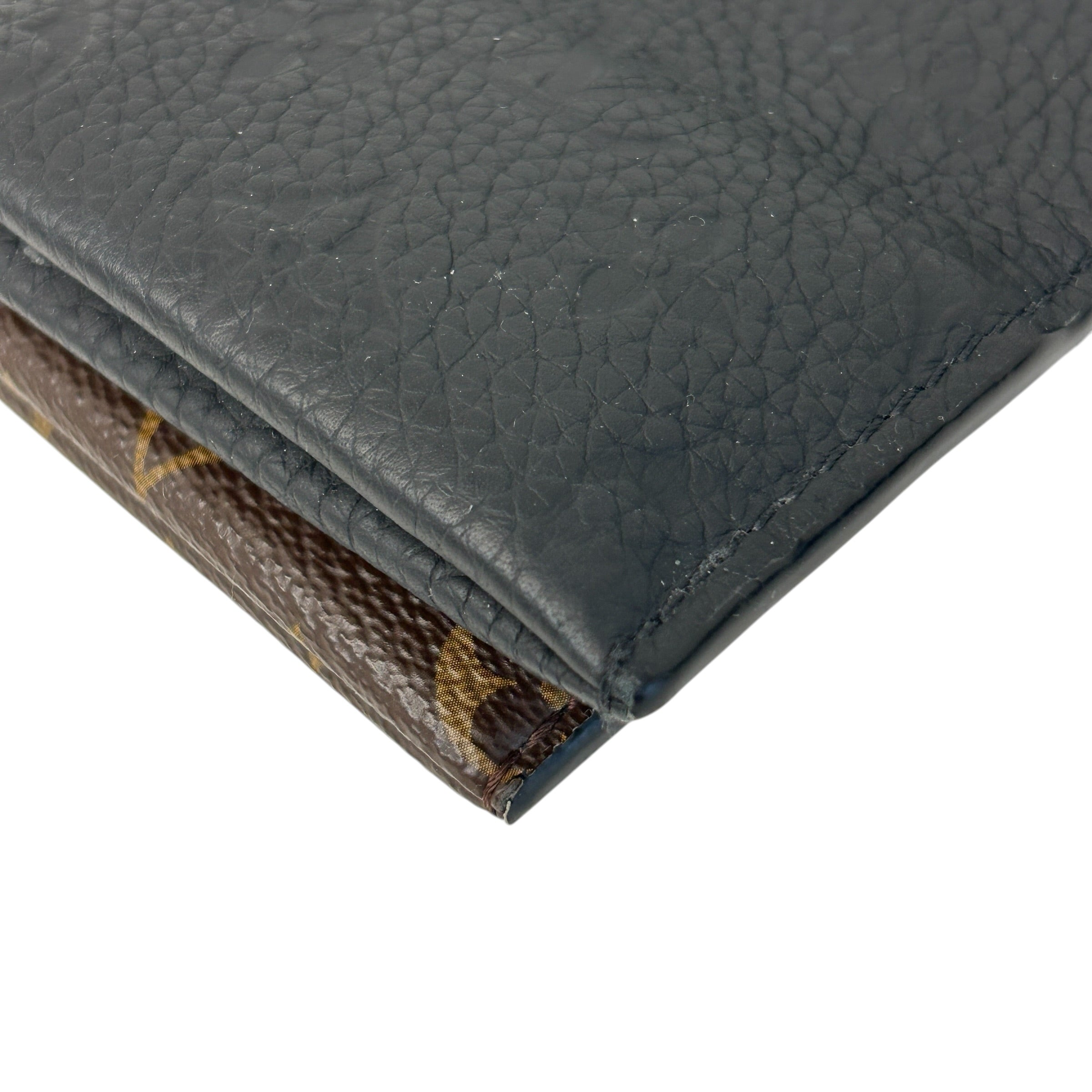 Black Taurillon Leather Monogram Canvas Trio Messenger Bag - Haute Classics