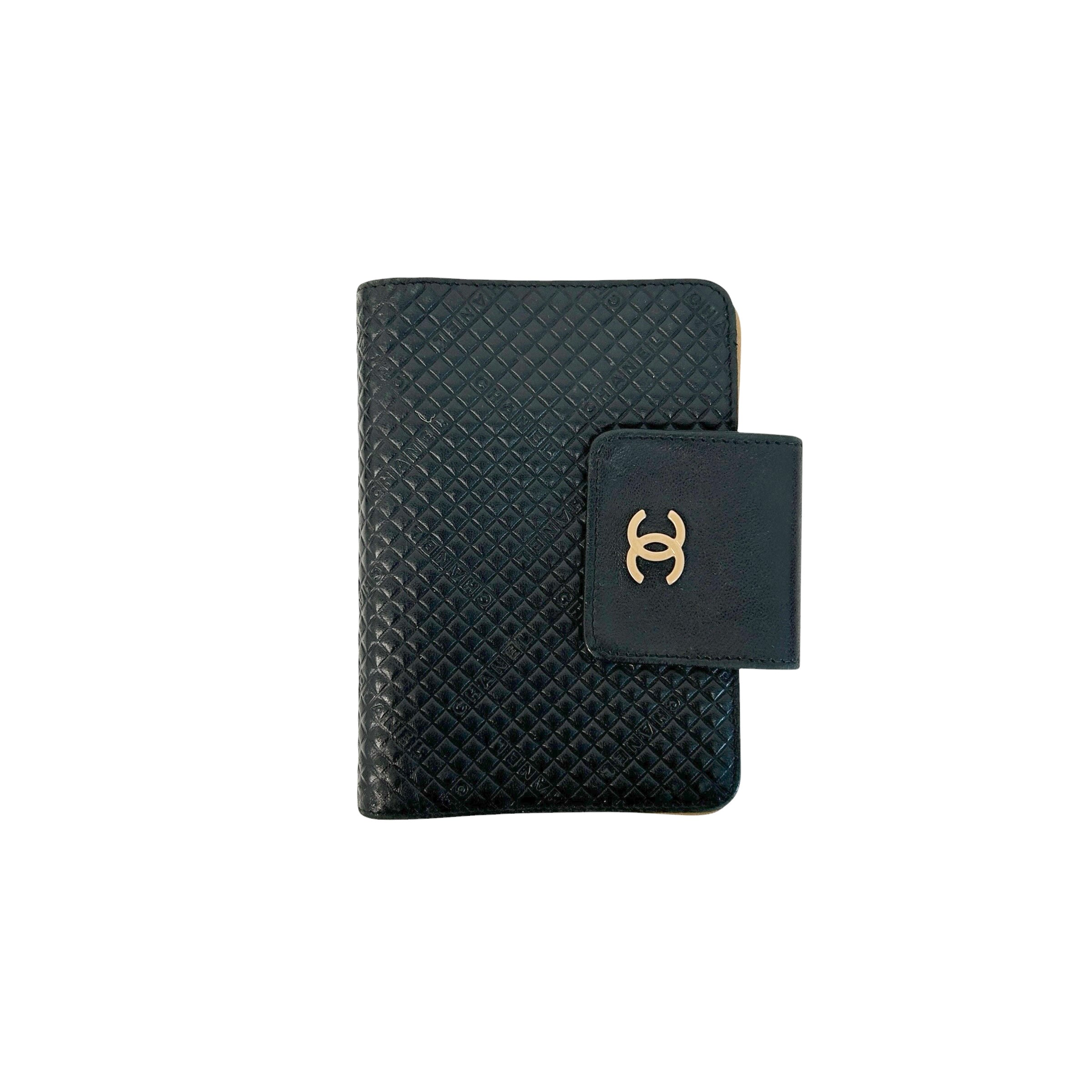 Black/brown Mini Ring Agenda Cover