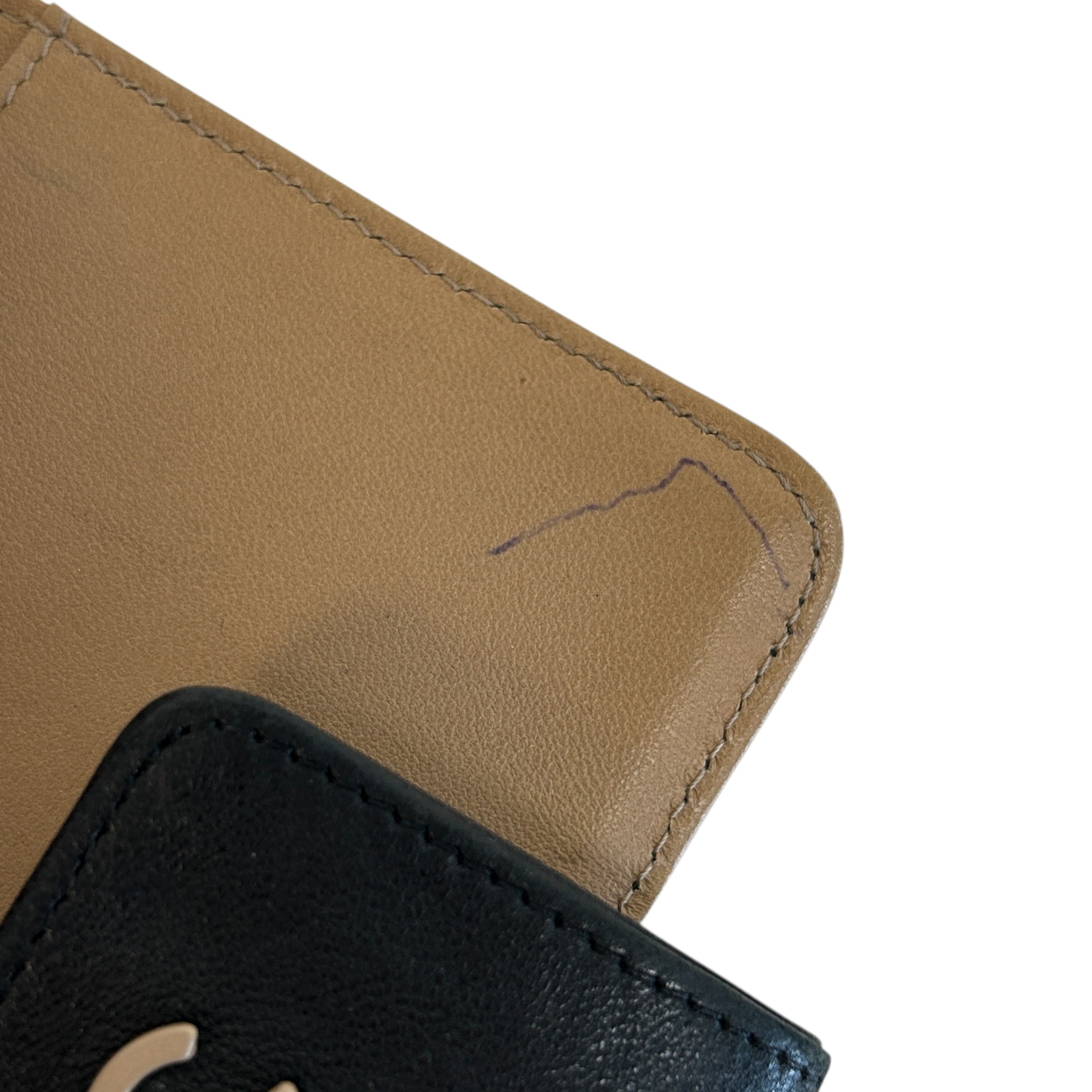 Black/brown Mini Ring Agenda Cover