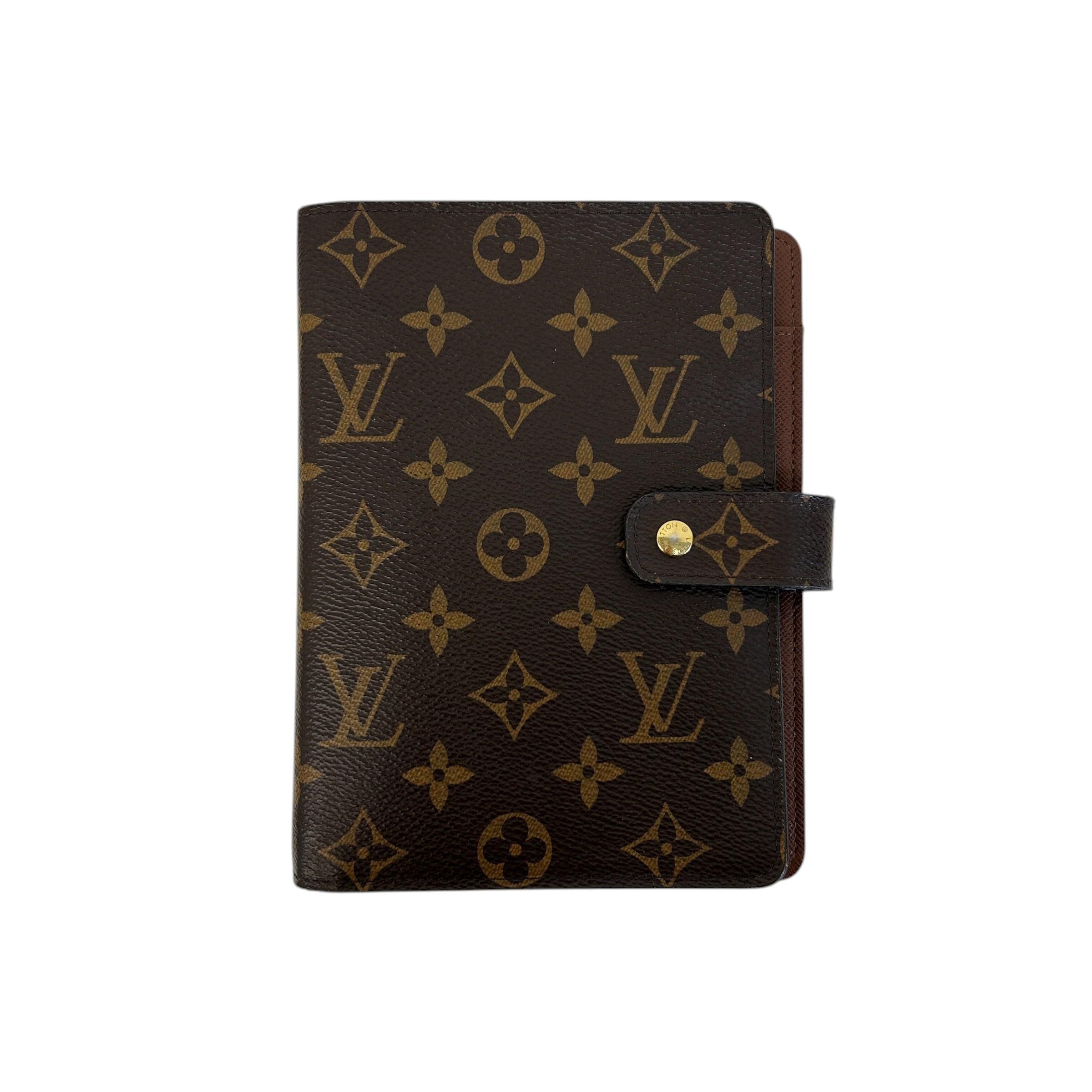 Monogram Canvas Medium Ring Agenda Cover - Haute Classics