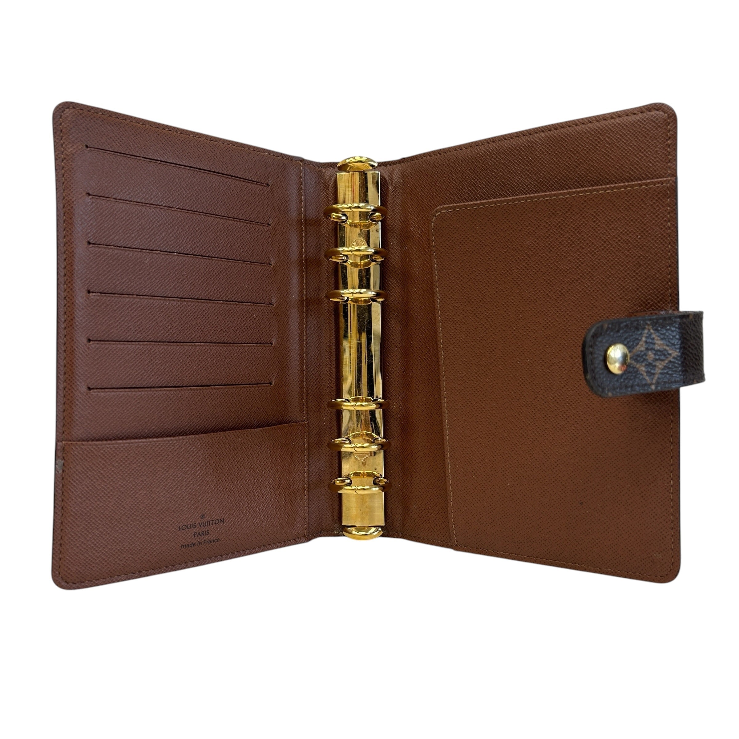 Monogram Canvas Medium Ring Agenda Cover - Haute Classics