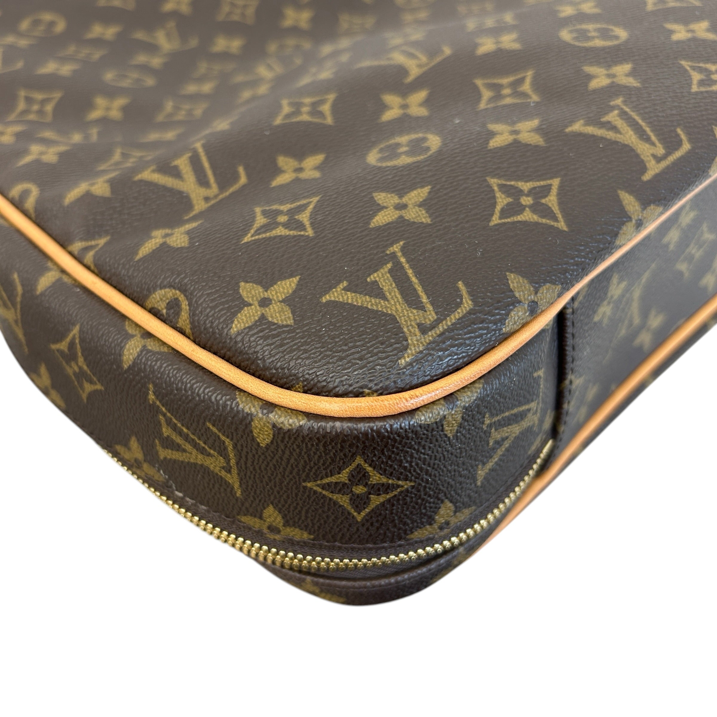 Garment Cover Monogram Canvas/Red Leather with Hanger - Haute Classics