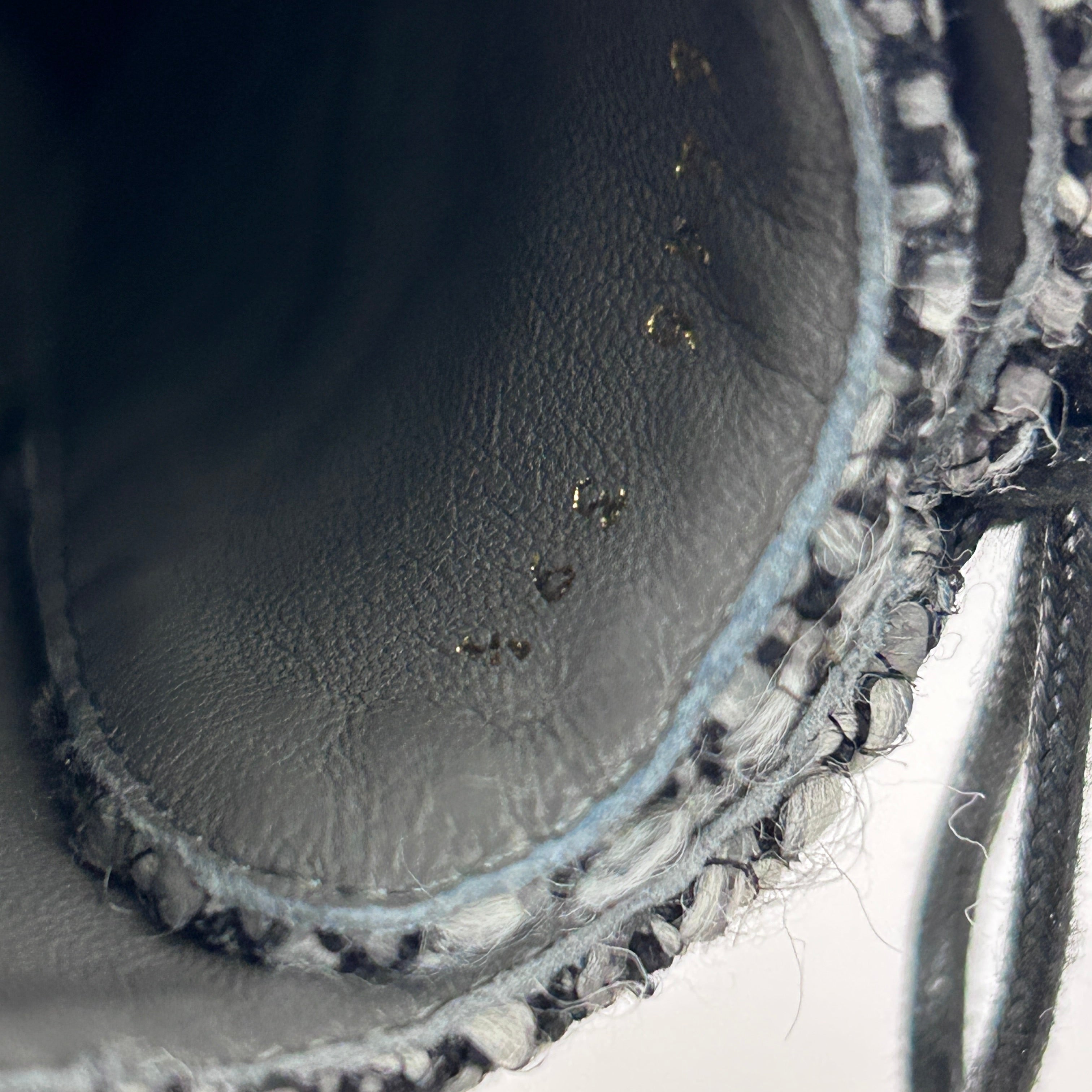 Shiny Goatskin Calfskin Quilted Lace Up Combat Boots