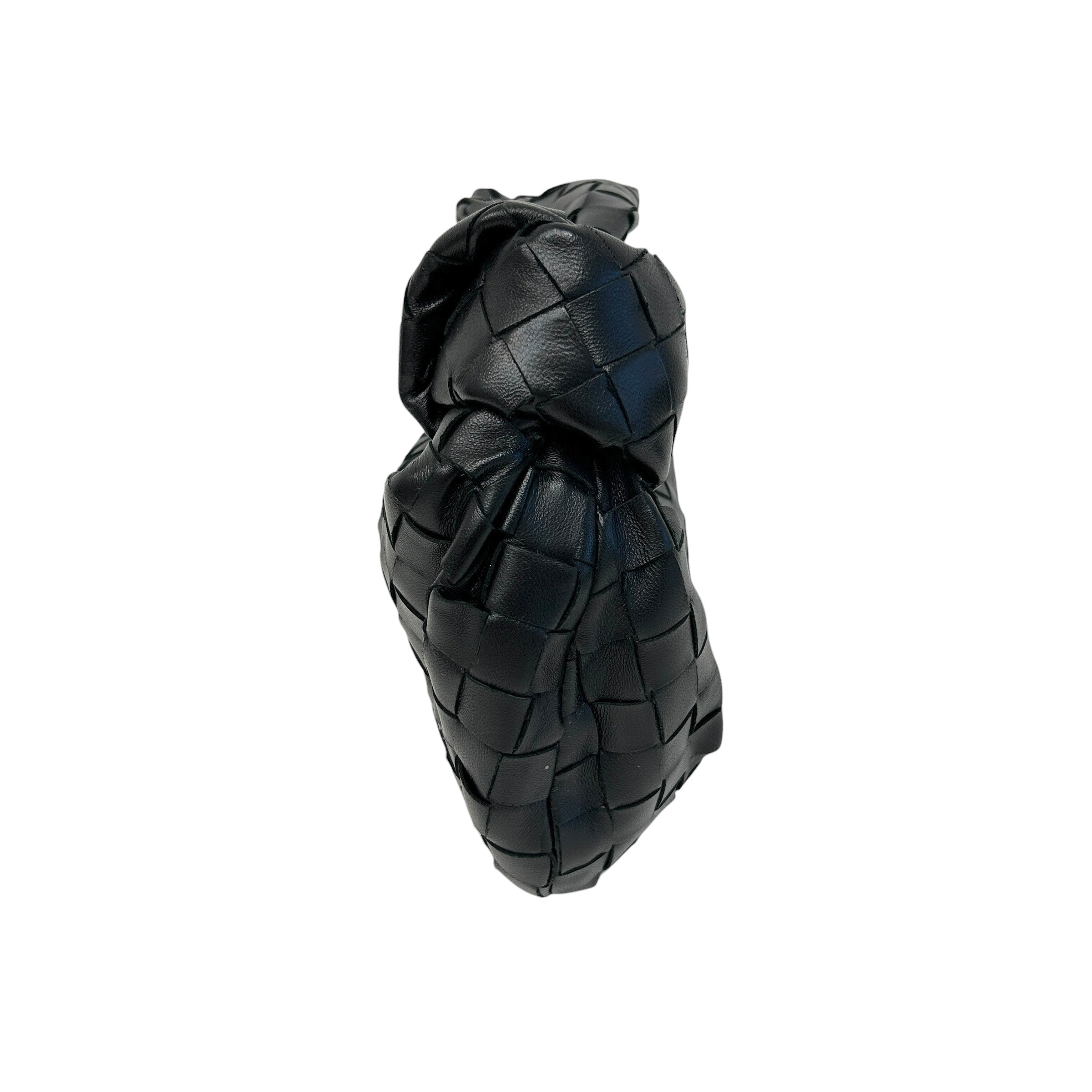 Black Nappa Intrecciato Mini Jodie w/GHW - Haute Classics