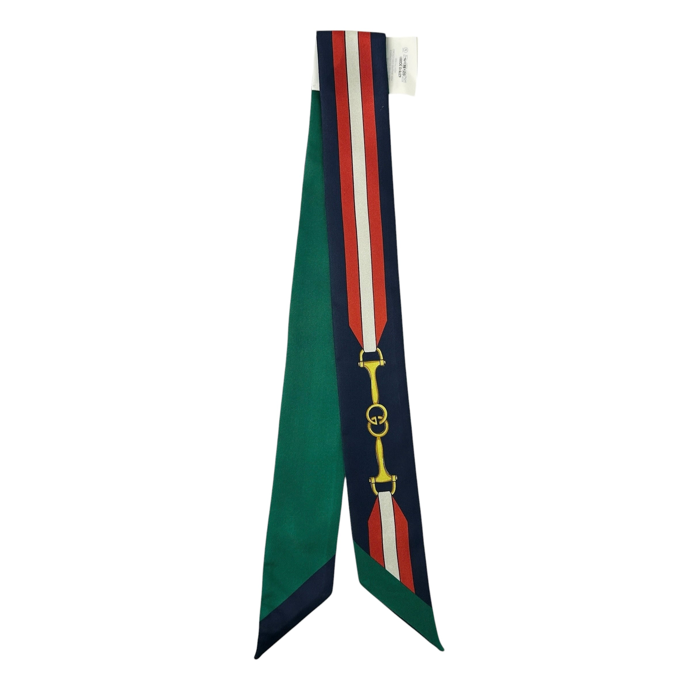 Green/Red/Navy twilly - Haute Classics
