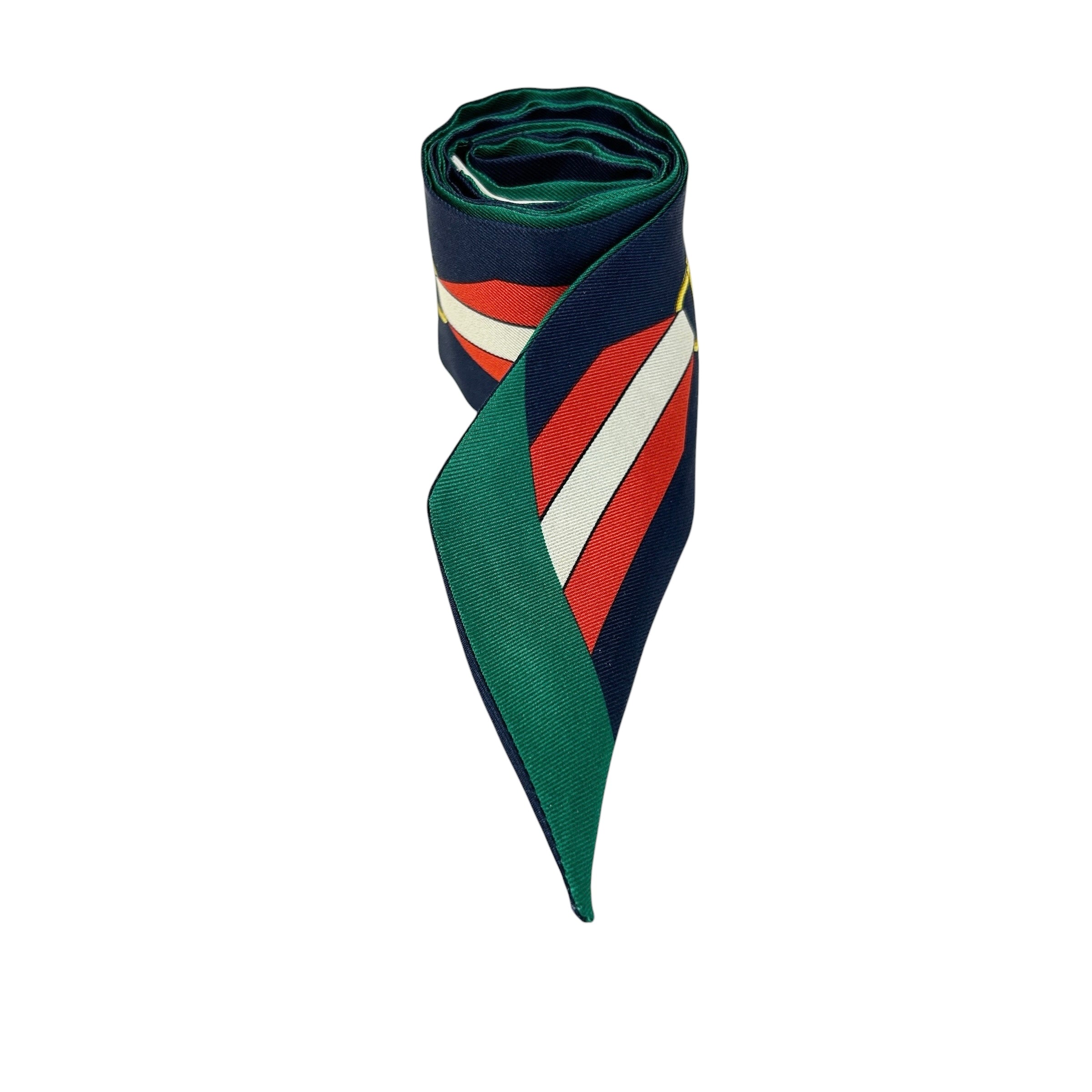 Green/Red/Navy twilly - Haute Classics