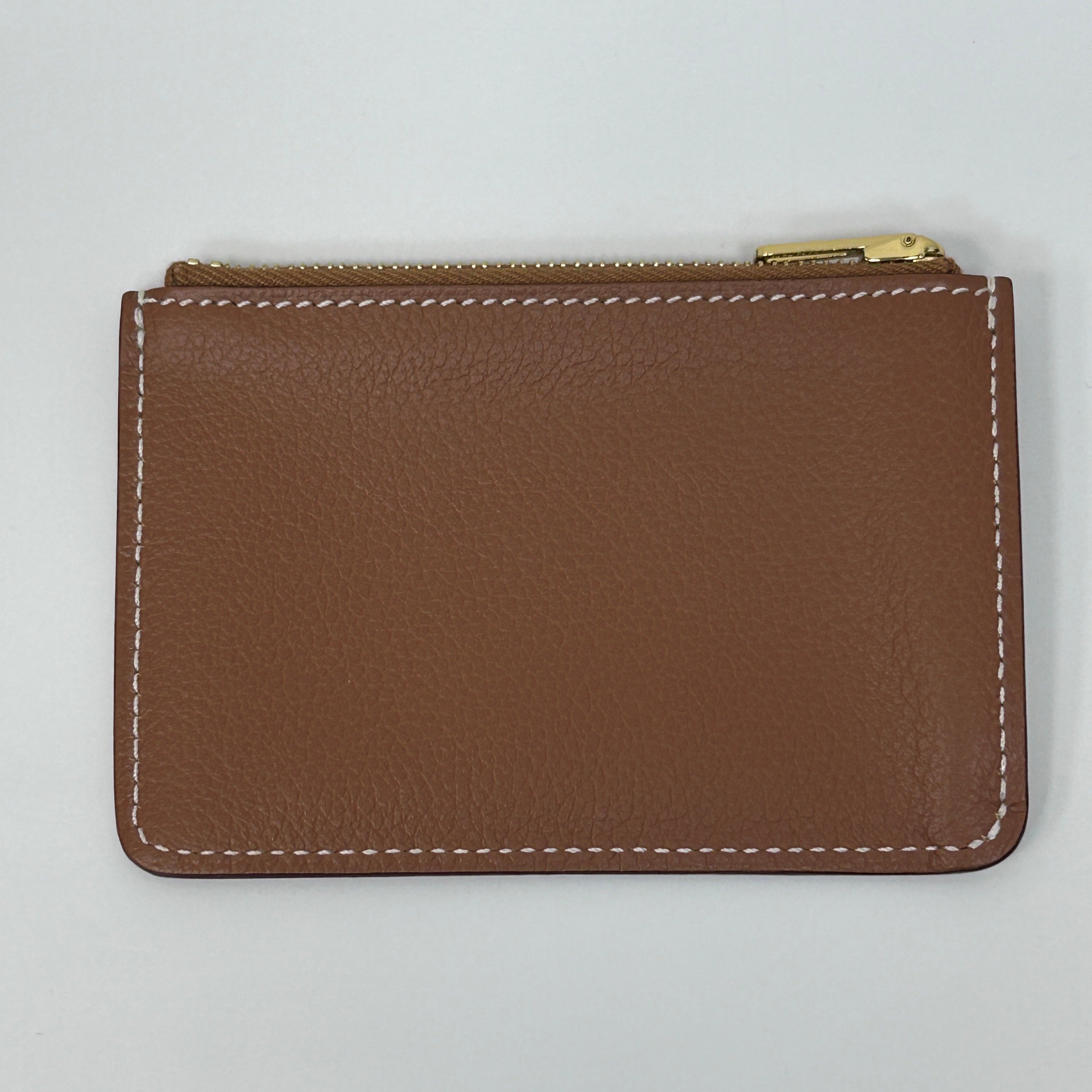 Gold Constance Slim Compact Wallet w/GHW