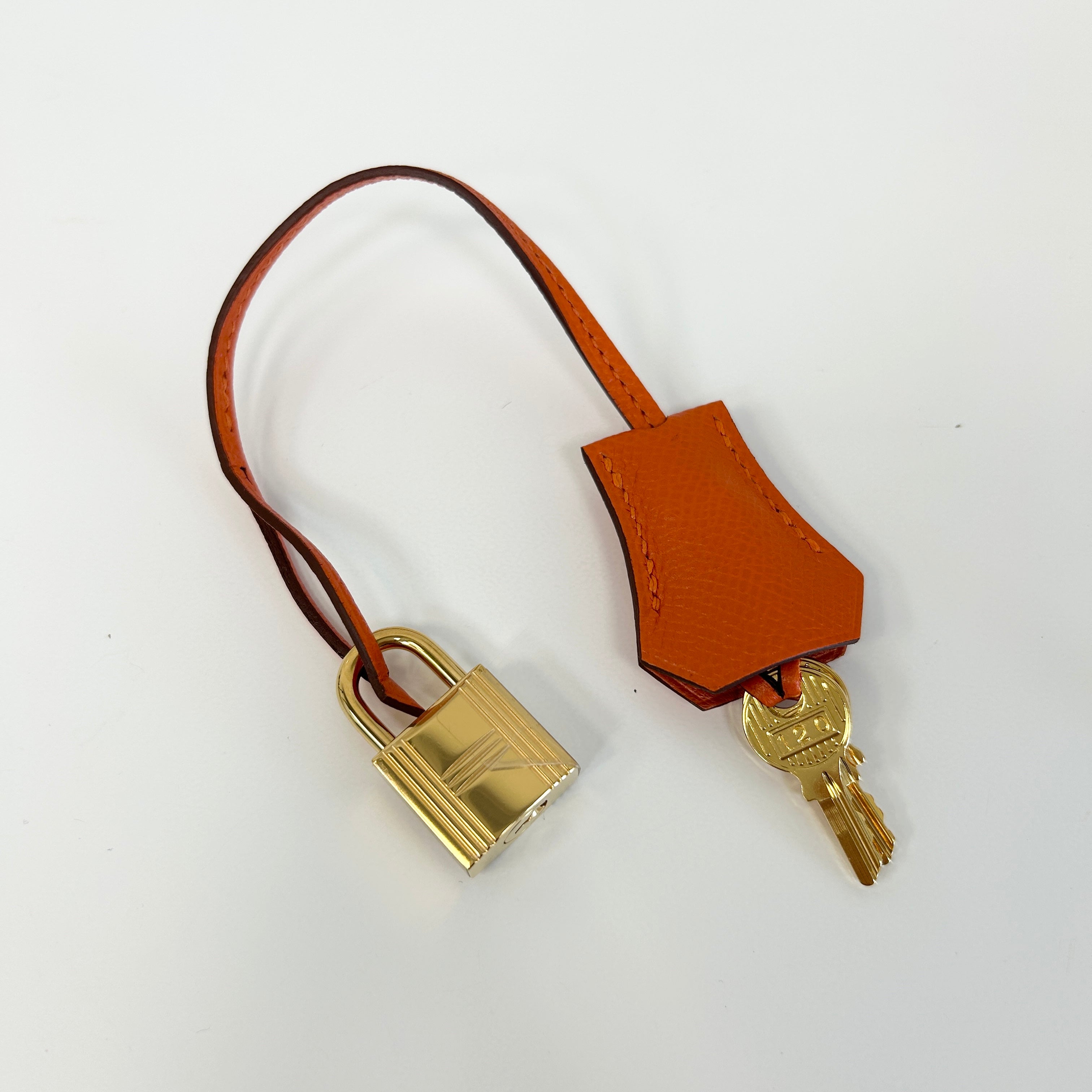 Orange Epsom Leather Kelly Sellier 32 w/GHW - Haute Classics