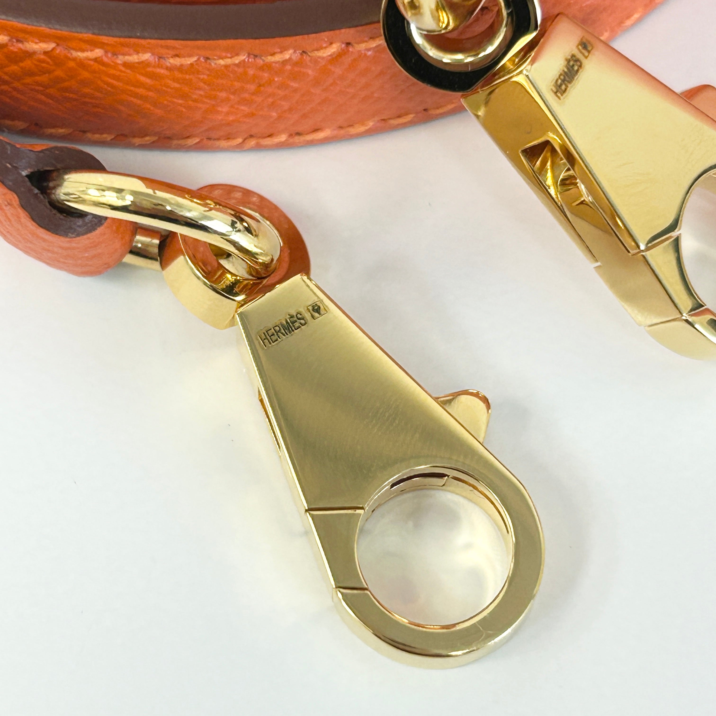 Orange Epsom Leather Kelly Sellier 32 w/GHW - Haute Classics