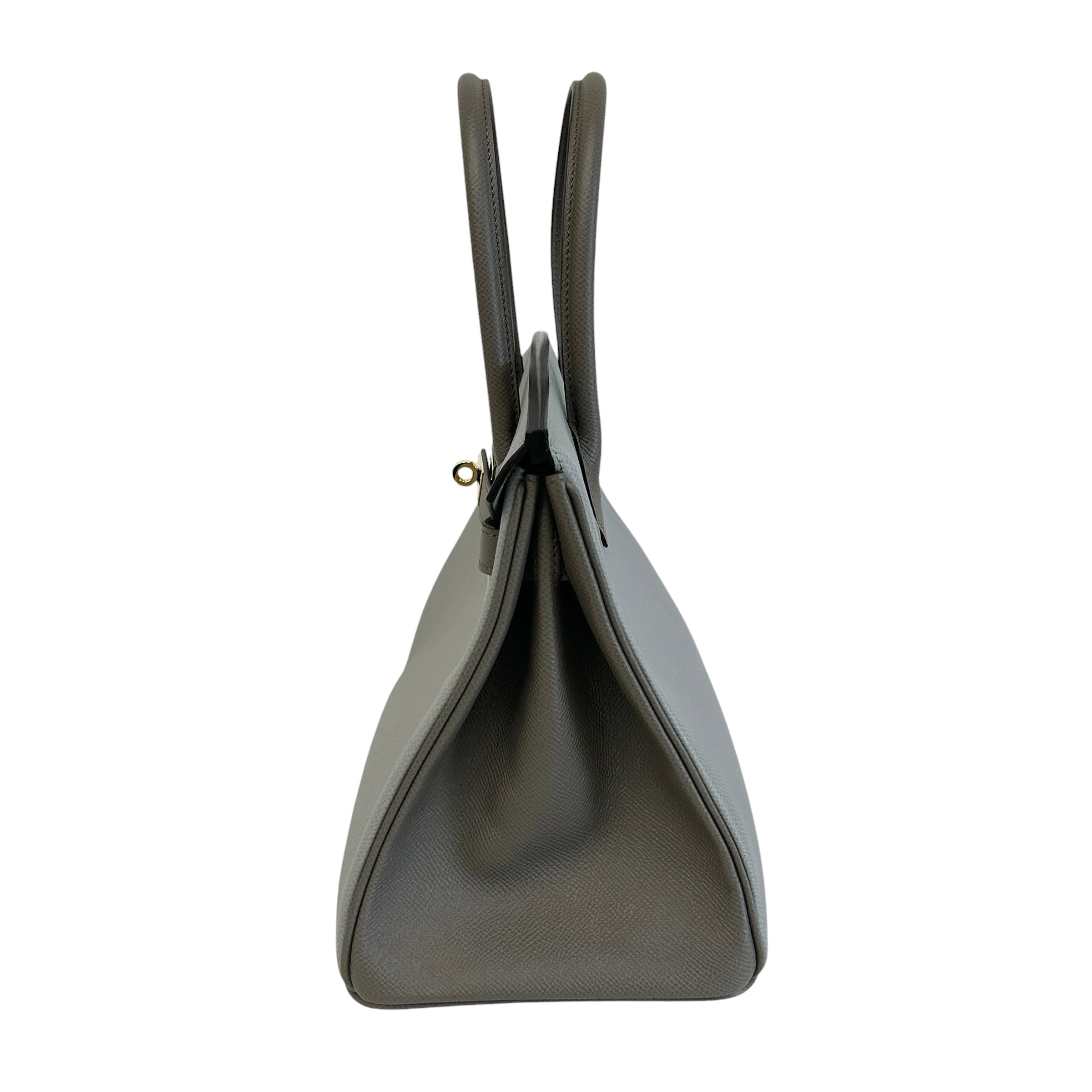 Special Order(HSS) Bi-Colour Etain/Gris Epsom Leather Birkin 30 w/GHW - Haute Classics