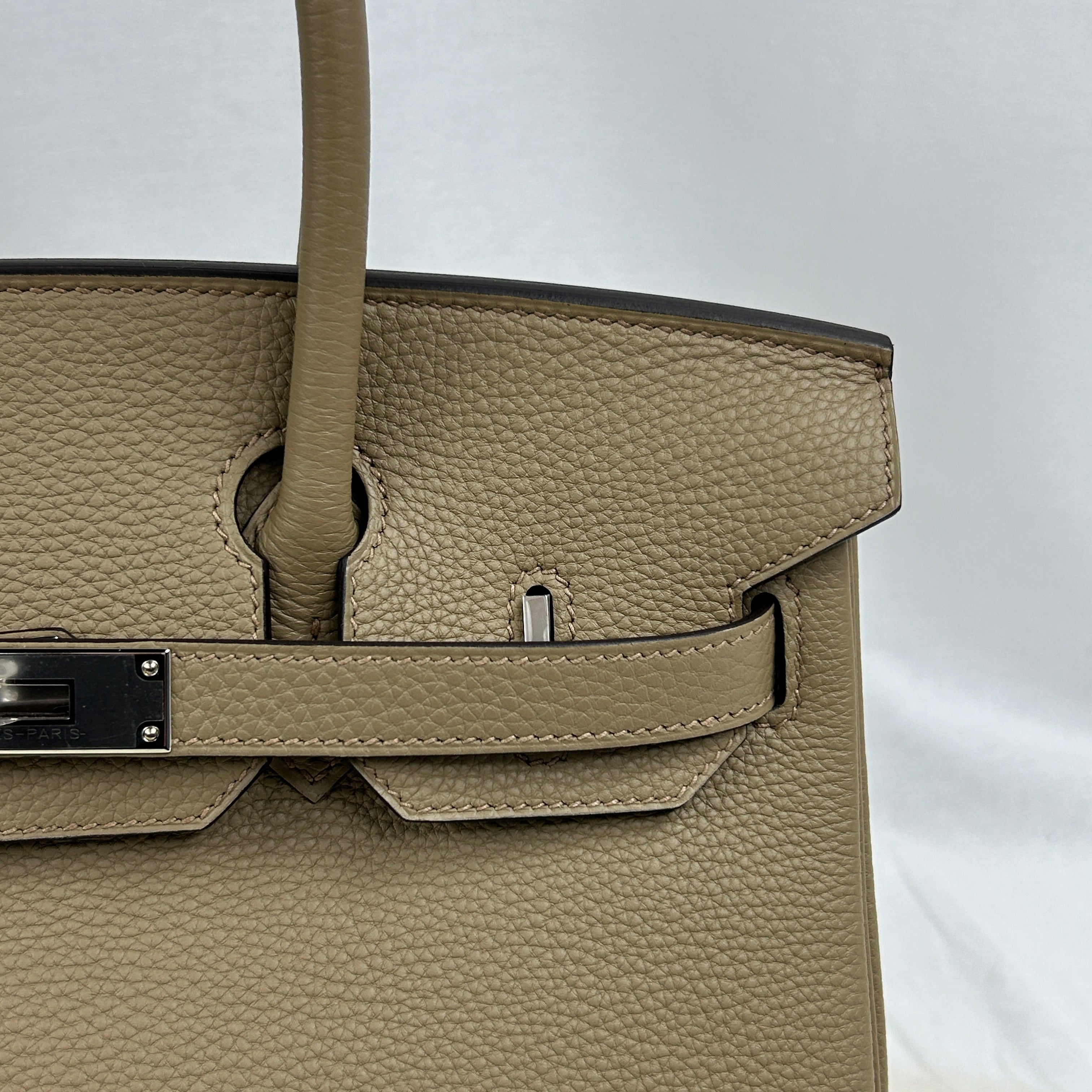 Beige Marfa Togo Leather Birkin 30 w/PHW