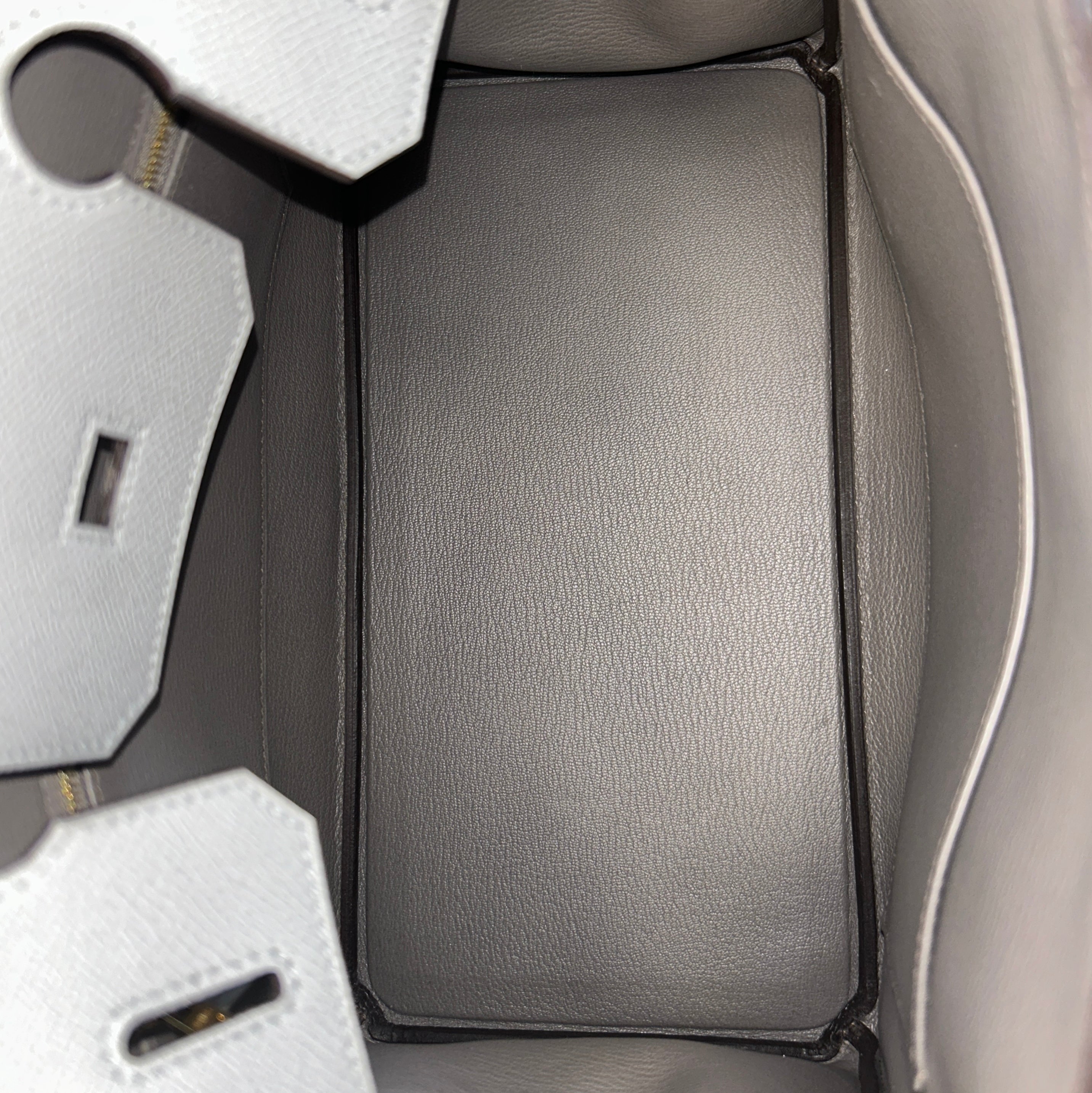 Special Order(HSS) Bi-Colour Etain/Gris Epsom Leather Birkin 30 w/GHW - Haute Classics
