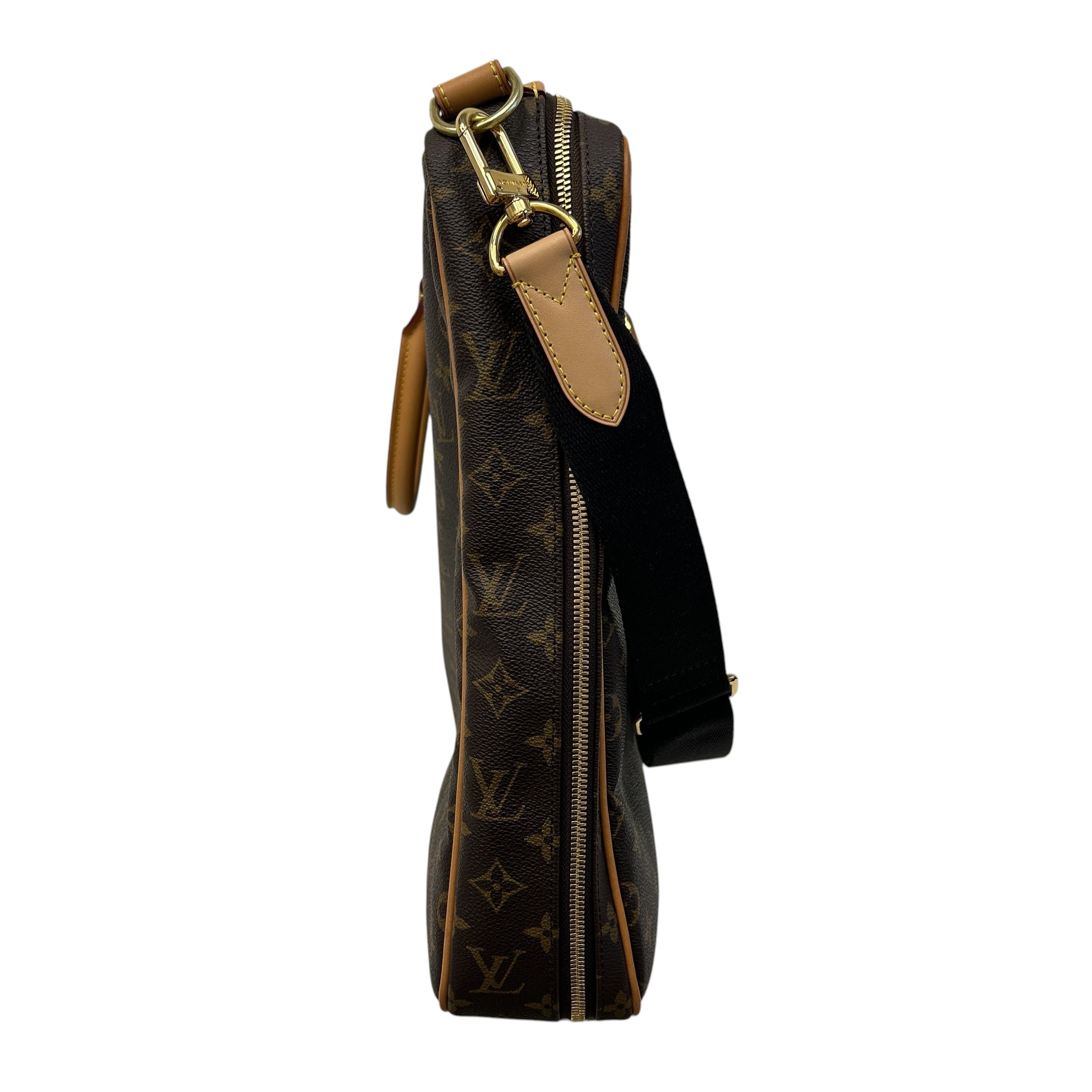 Garment Cover Monogram Canvas/Red Leather with Hanger - Haute Classics