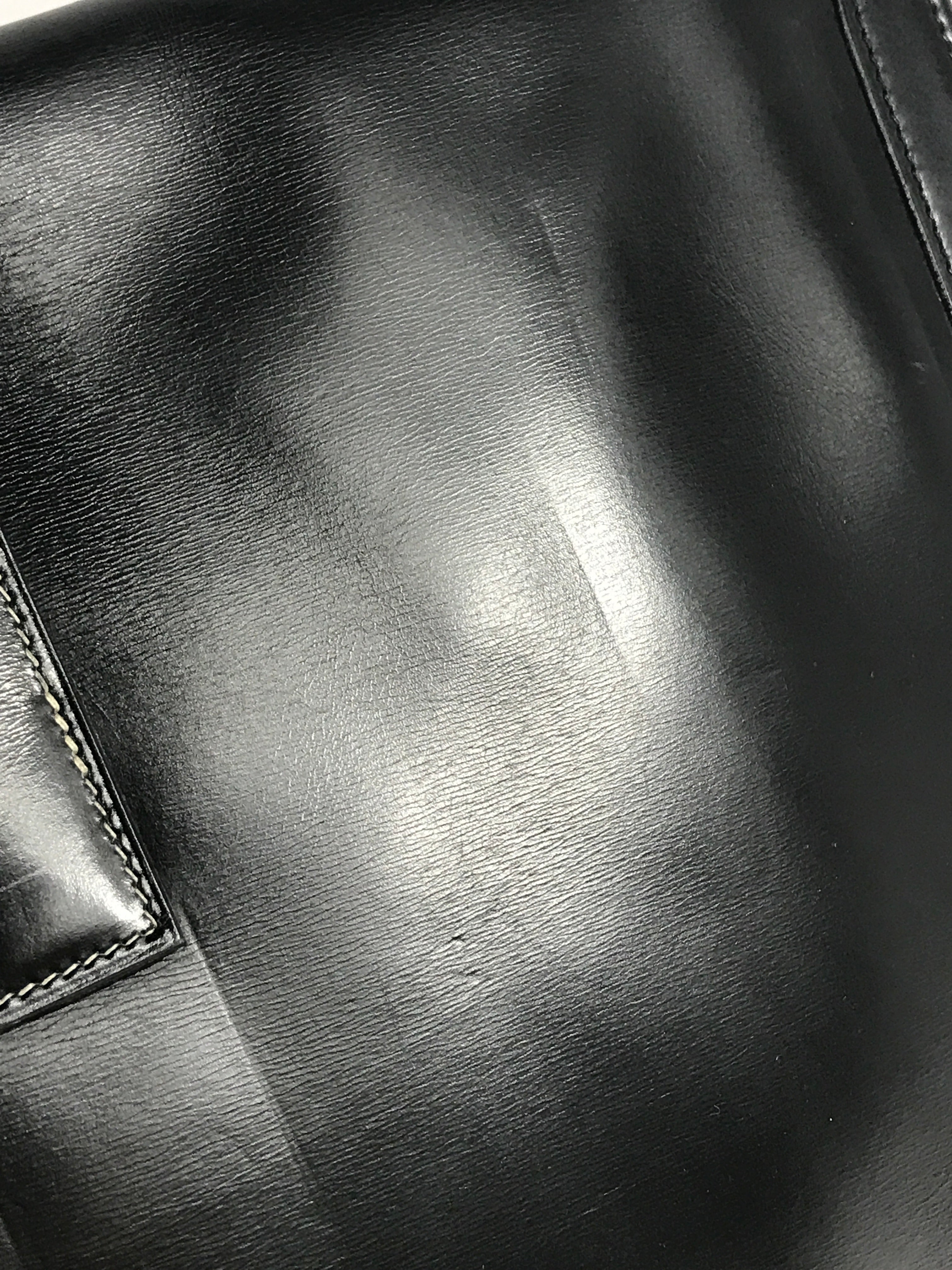 Black Box Calf Leather Portfolio Vintage Jige 34