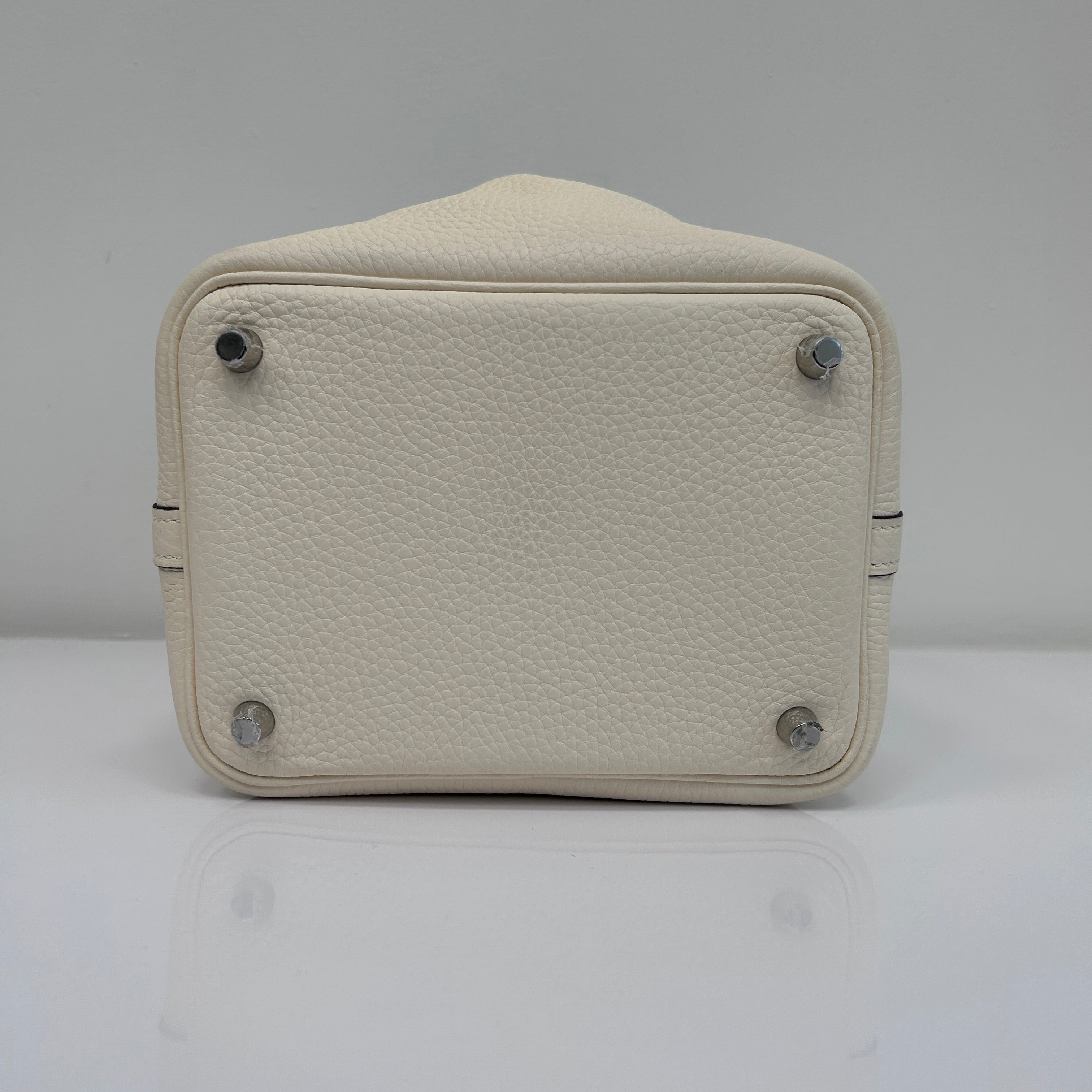 Nata Taurillon Clemence Picotin Lock 22 MM Bag W/PHW