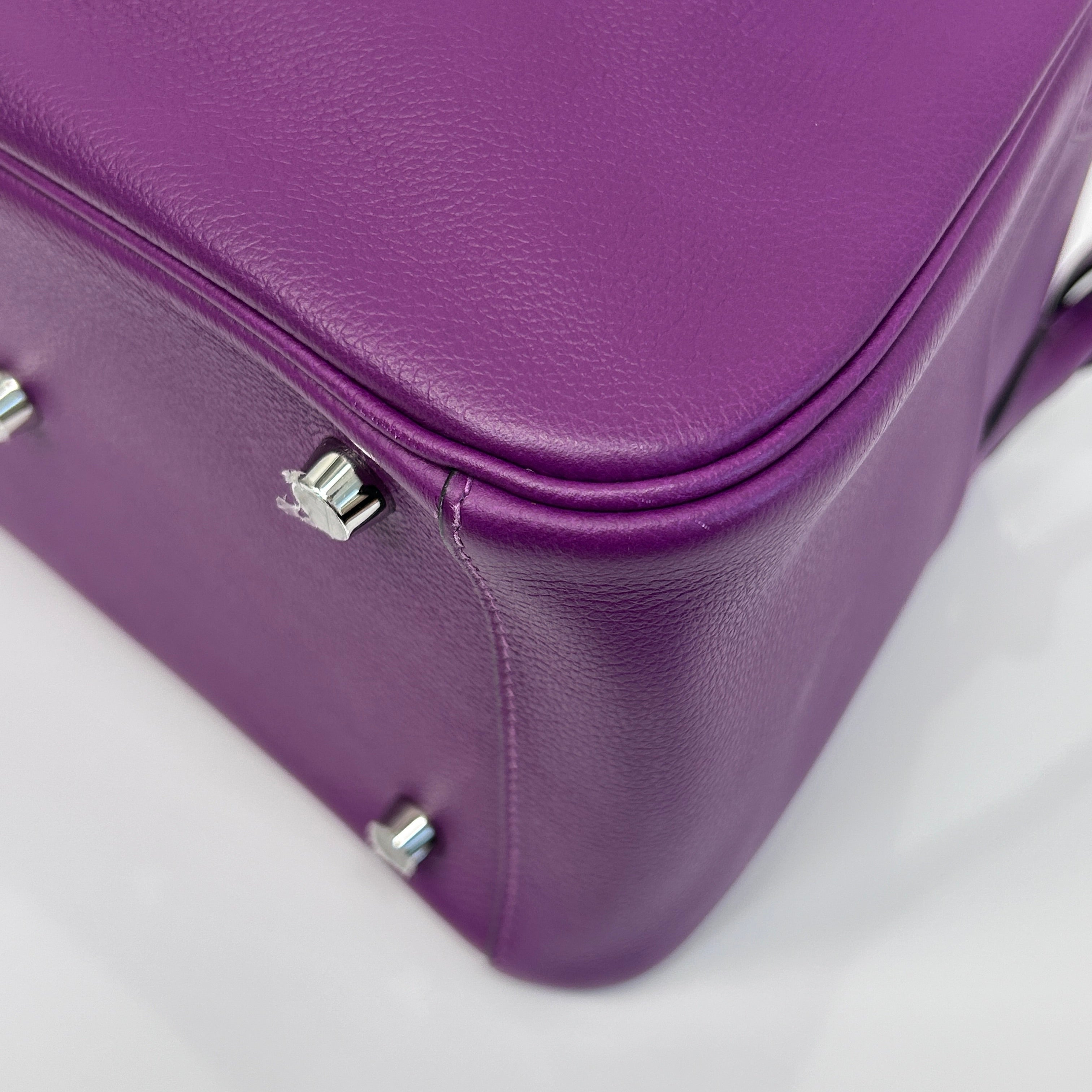 Anemone Evercolor Leather Lindy 26 Bag w/PHW