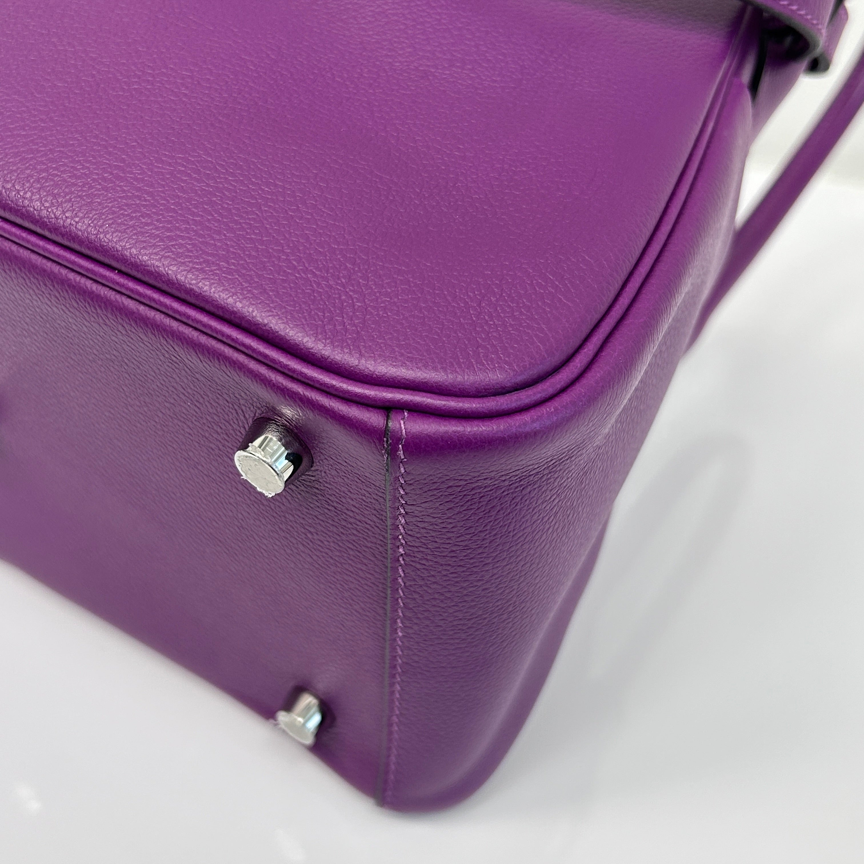 Anemone Evercolor Leather Lindy 26 Bag w/PHW