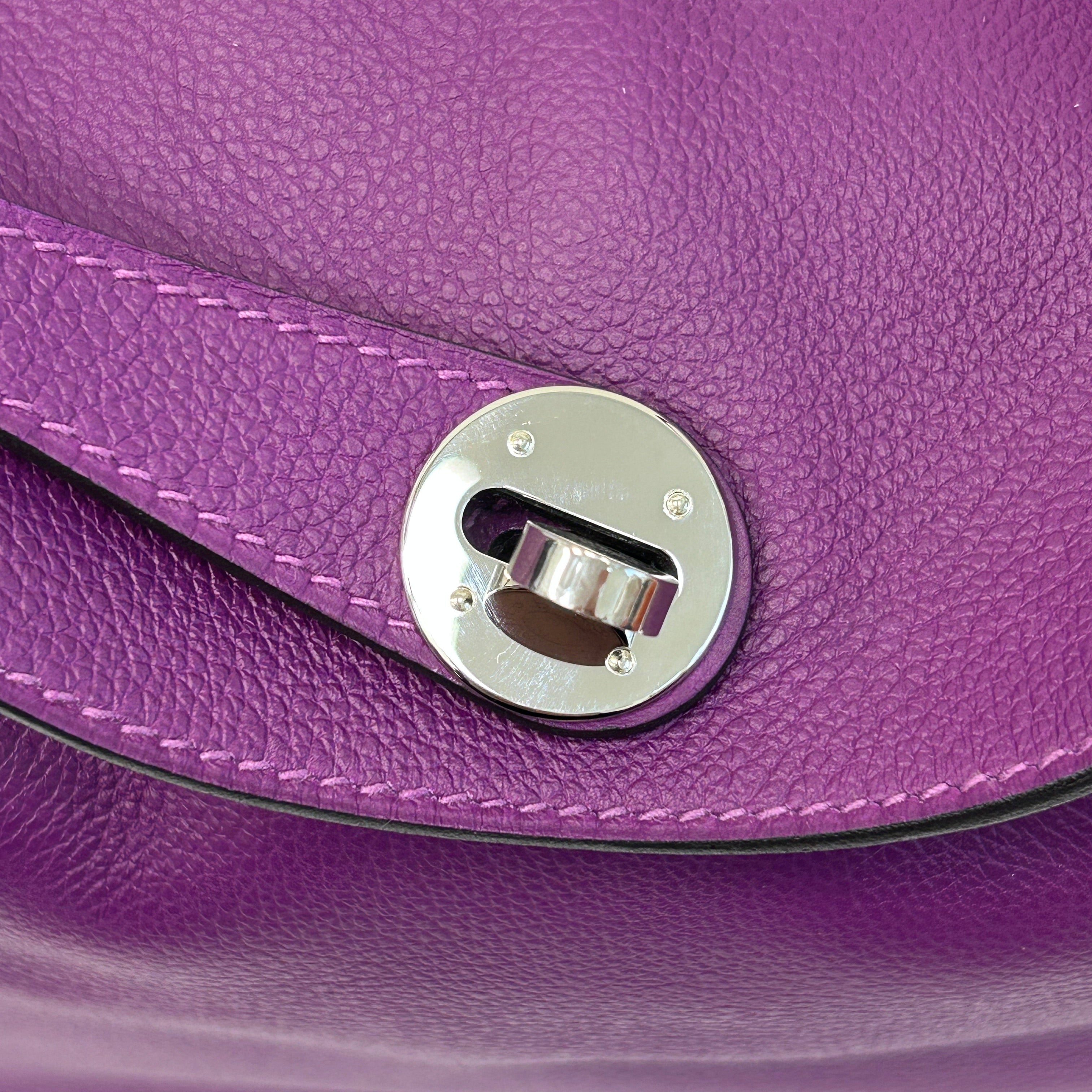 Anemone Evercolor Leather Lindy 26 Bag w/PHW
