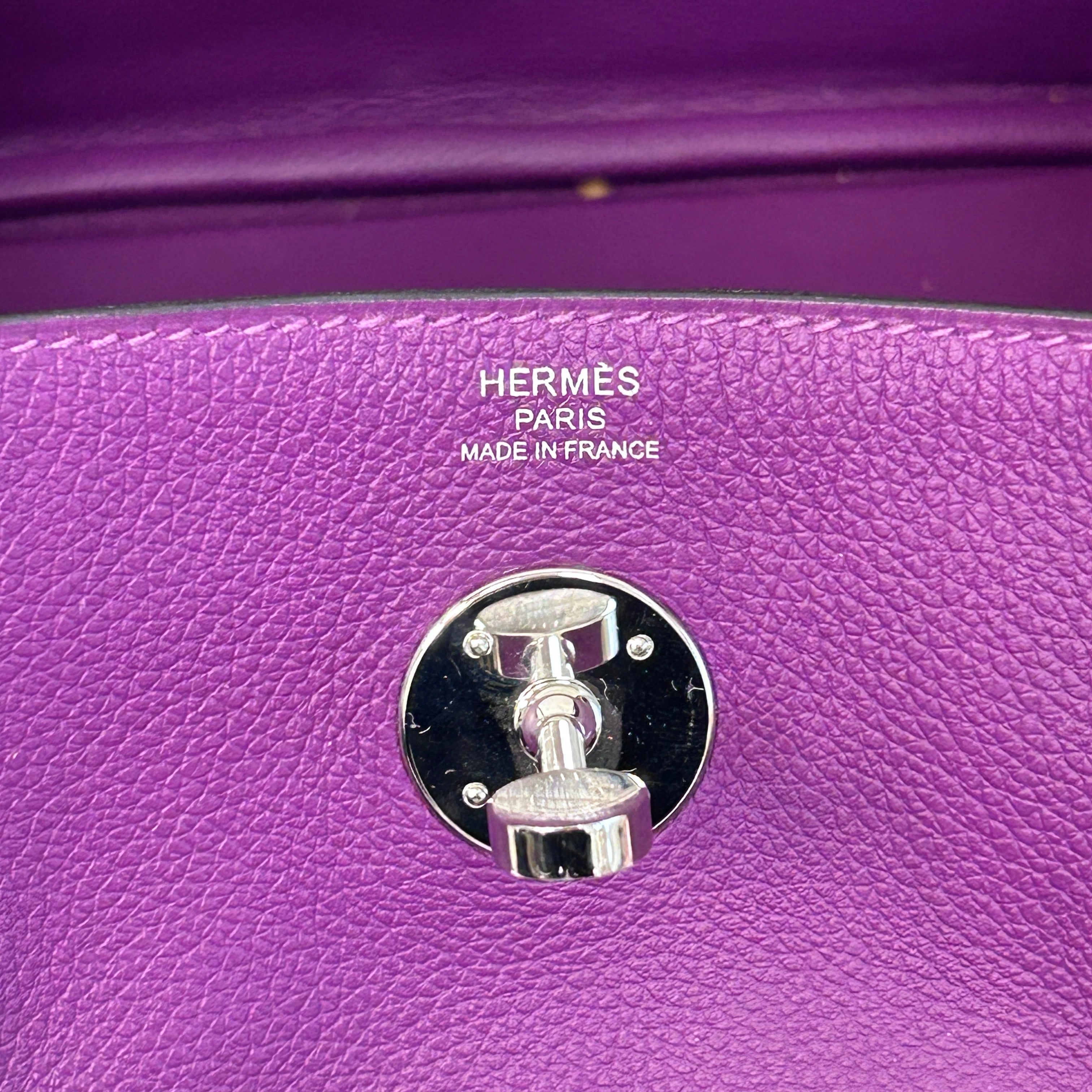 Anemone Evercolor Leather Lindy 26 Bag w/PHW