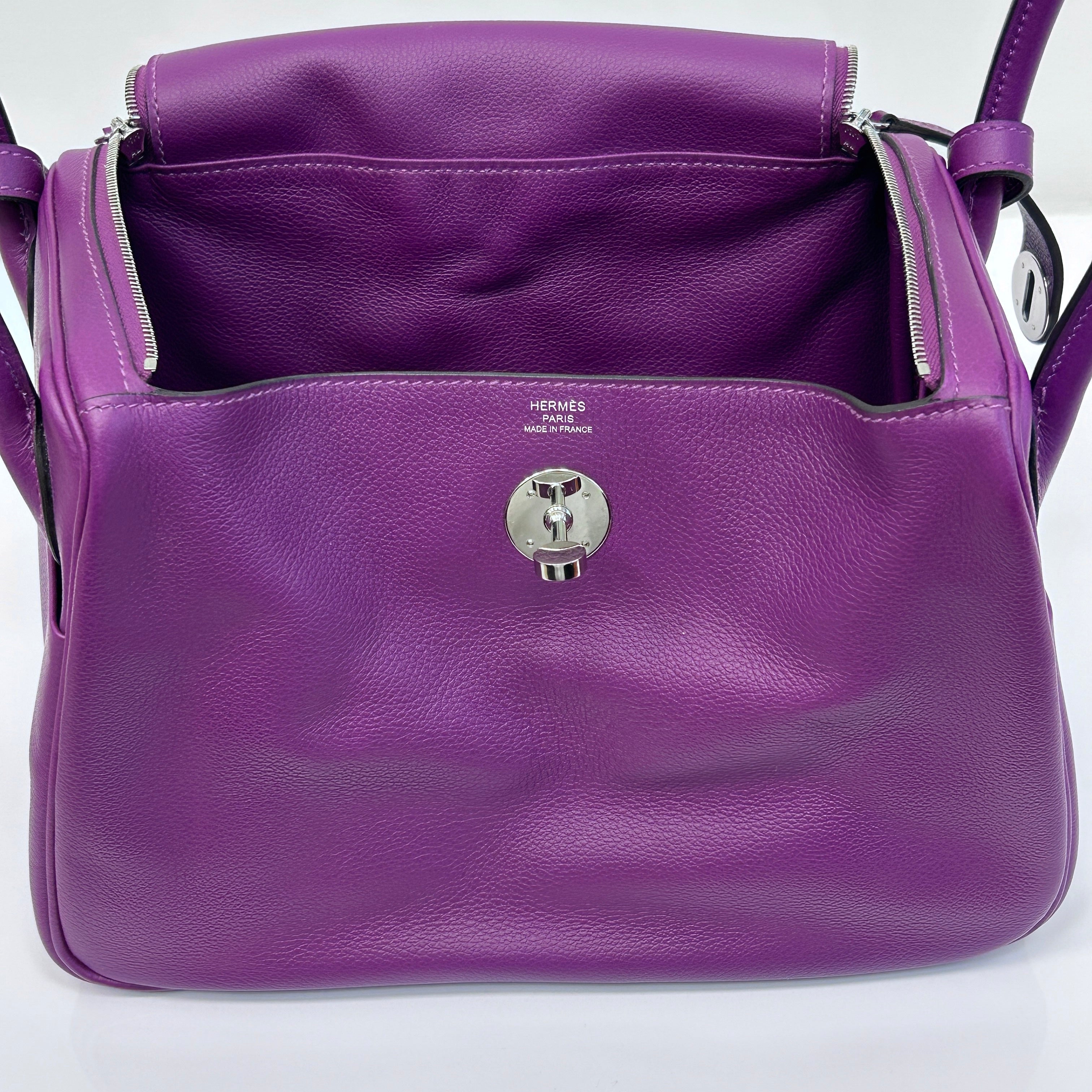 Anemone Evercolor Leather Lindy 26 Bag w/PHW