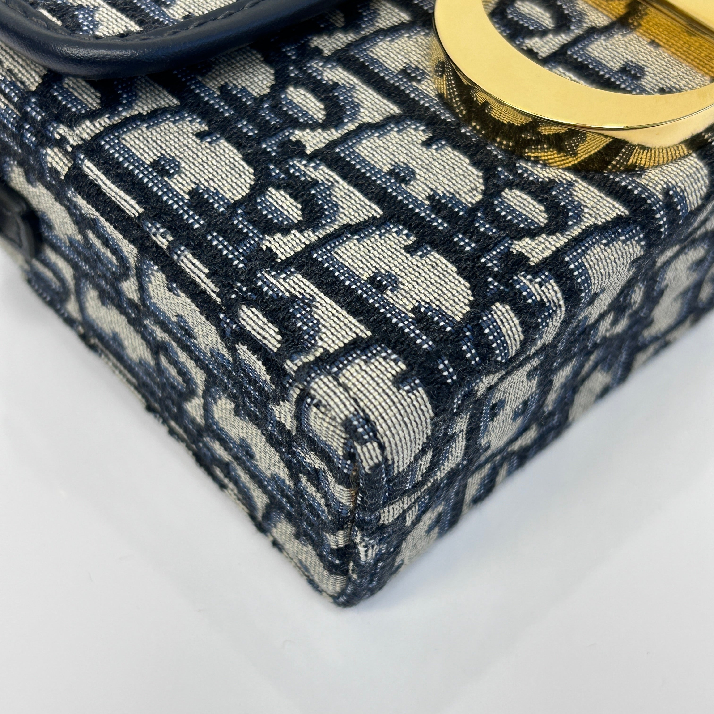 Trotter 30 Montaigne Oblique Jacquard Box Bag w/GHW