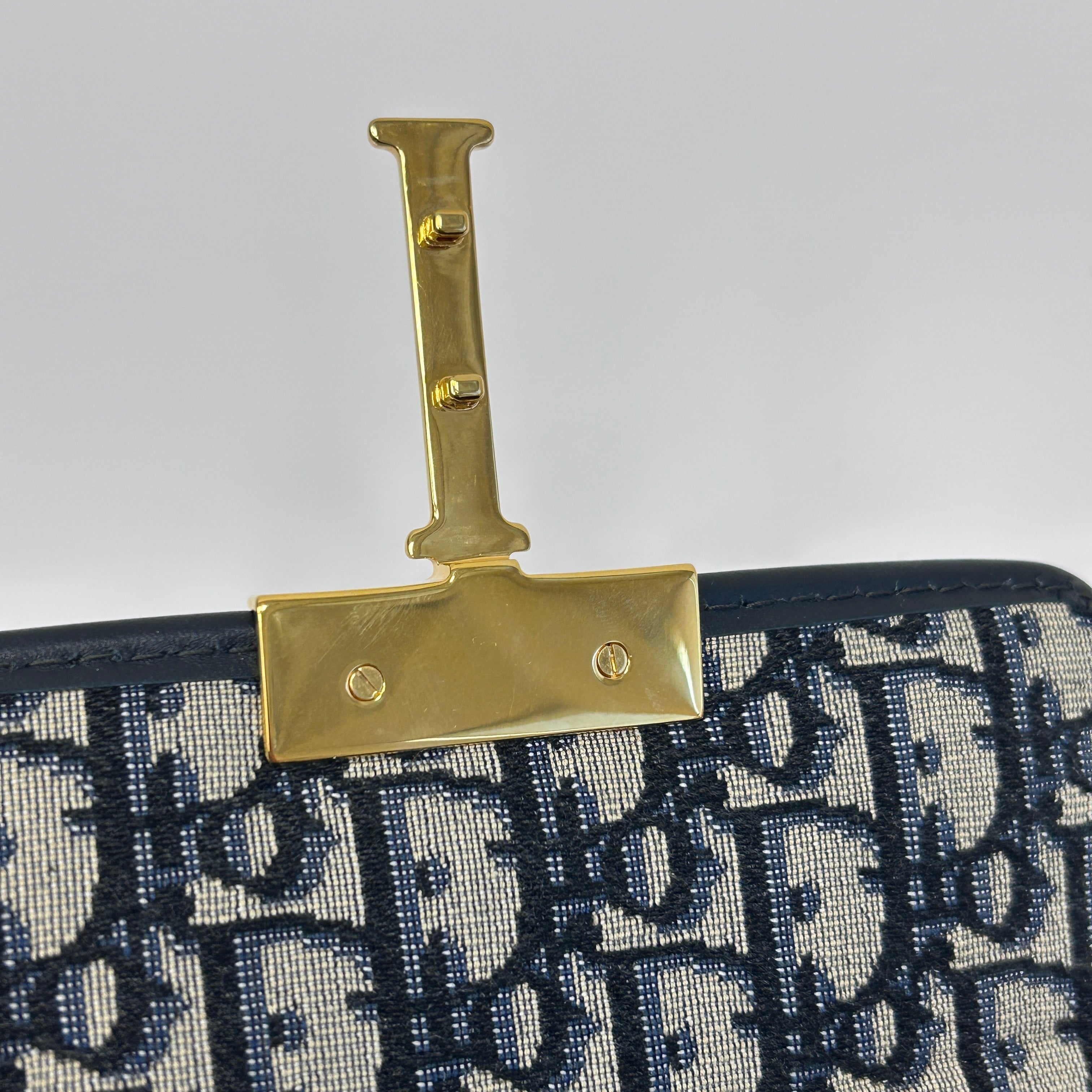 Trotter 30 Montaigne Oblique Jacquard Box Bag w/GHW
