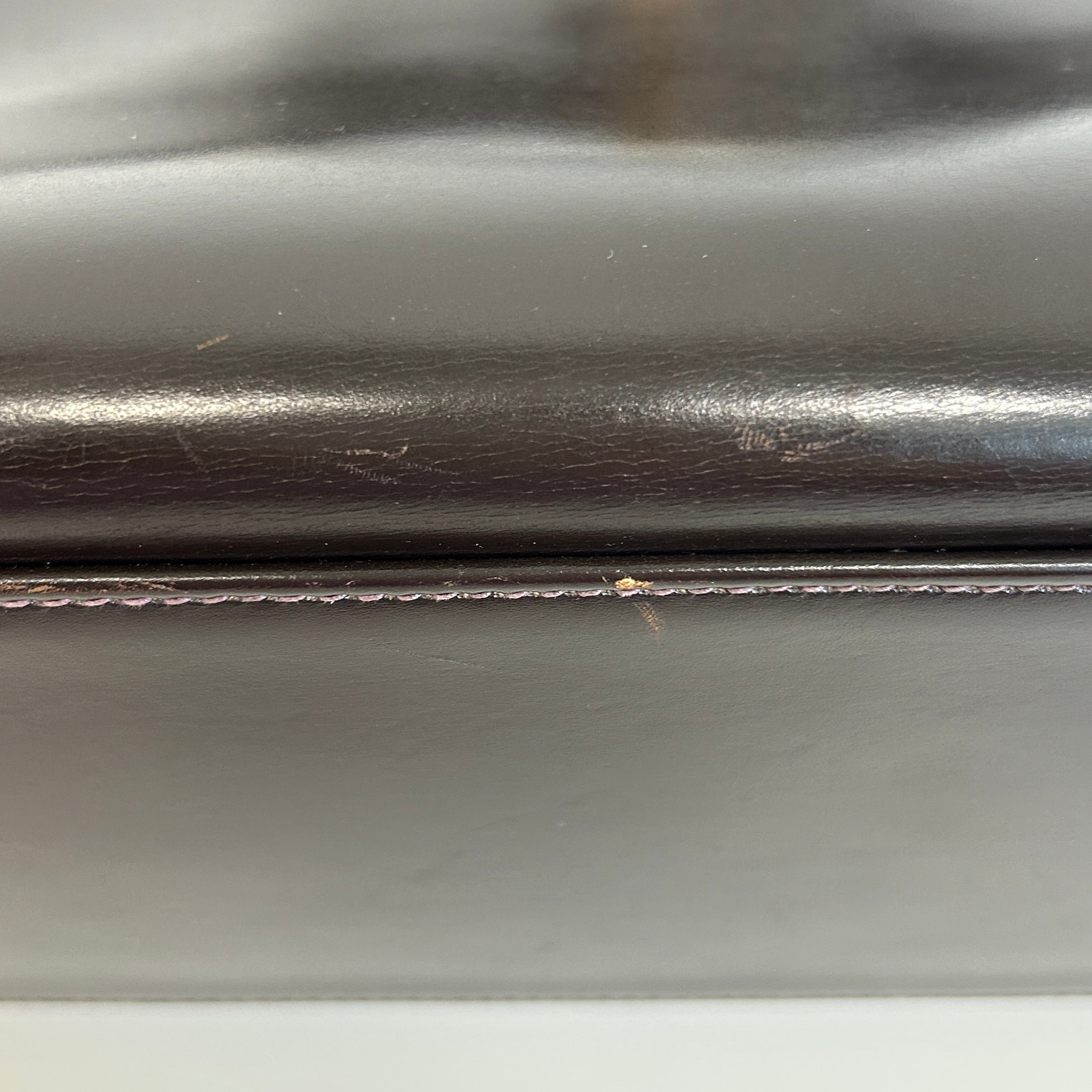 Vintage Kelly 32 Box Calf Leather Retourné w/LGHW
