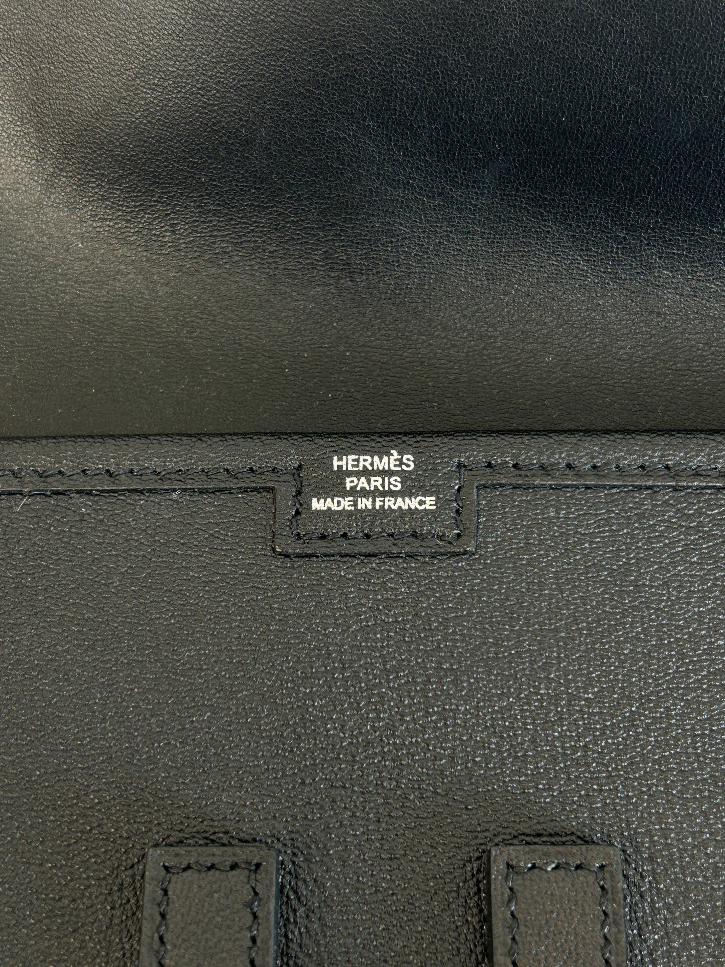 Black Clemence Leather Jige 29 Clutch Bag