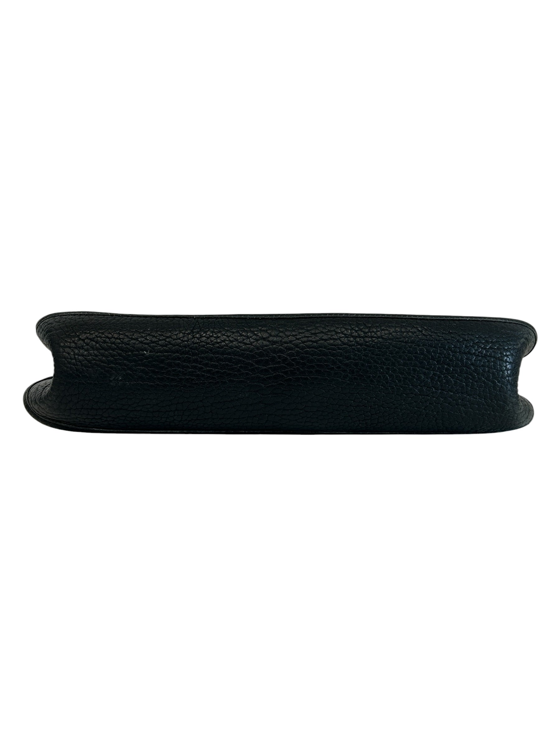 Hermes Black Leather Evelyne III PM 29 w/GHW