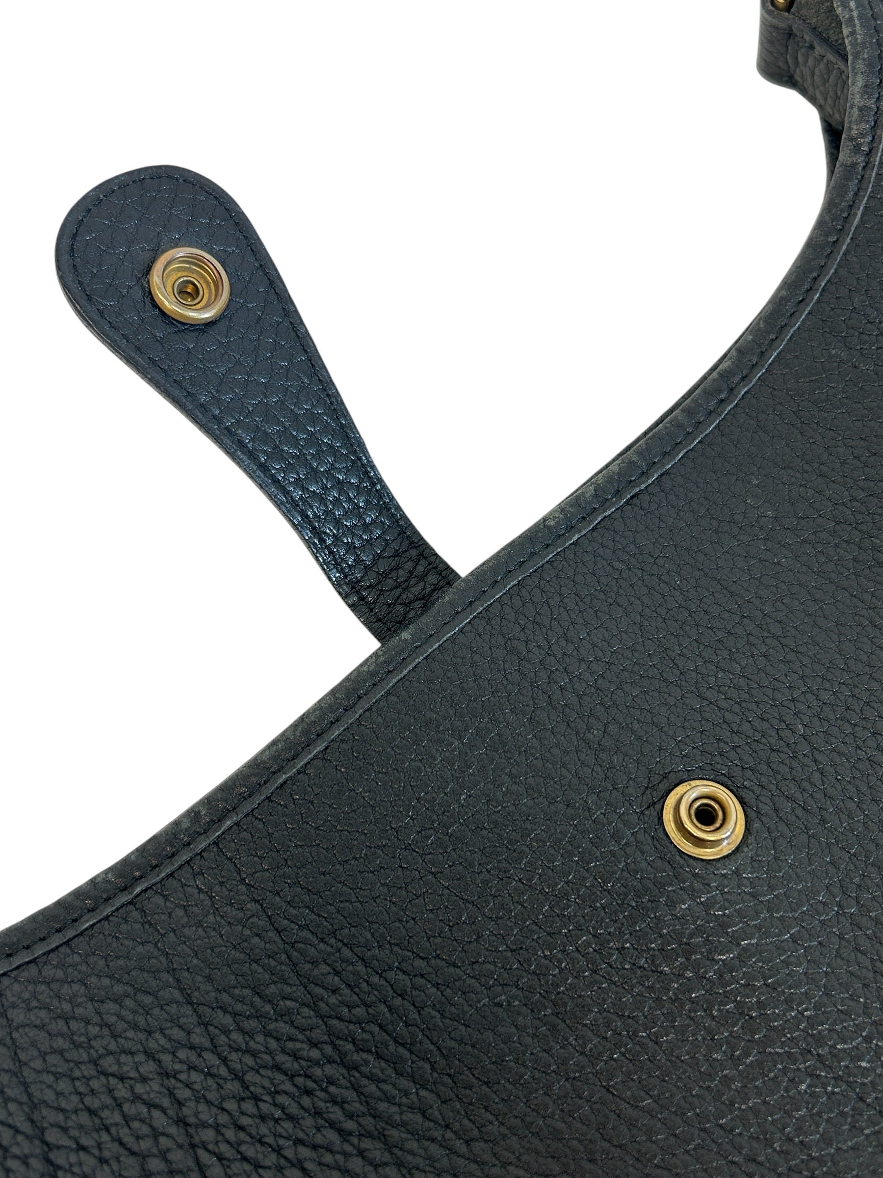 Hermes Black Leather Evelyne III PM 29 w/GHW