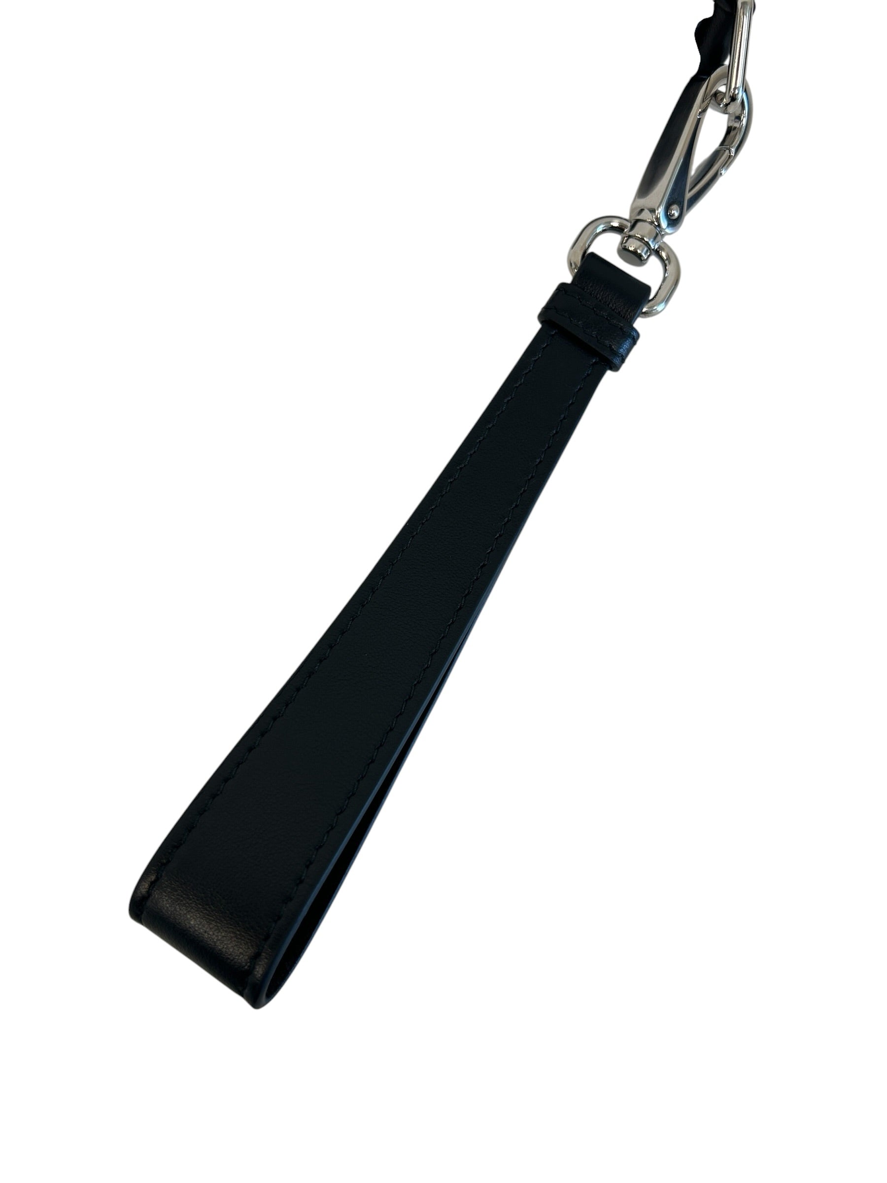 Black Grace Lux Leather Triangle Pouch Bag