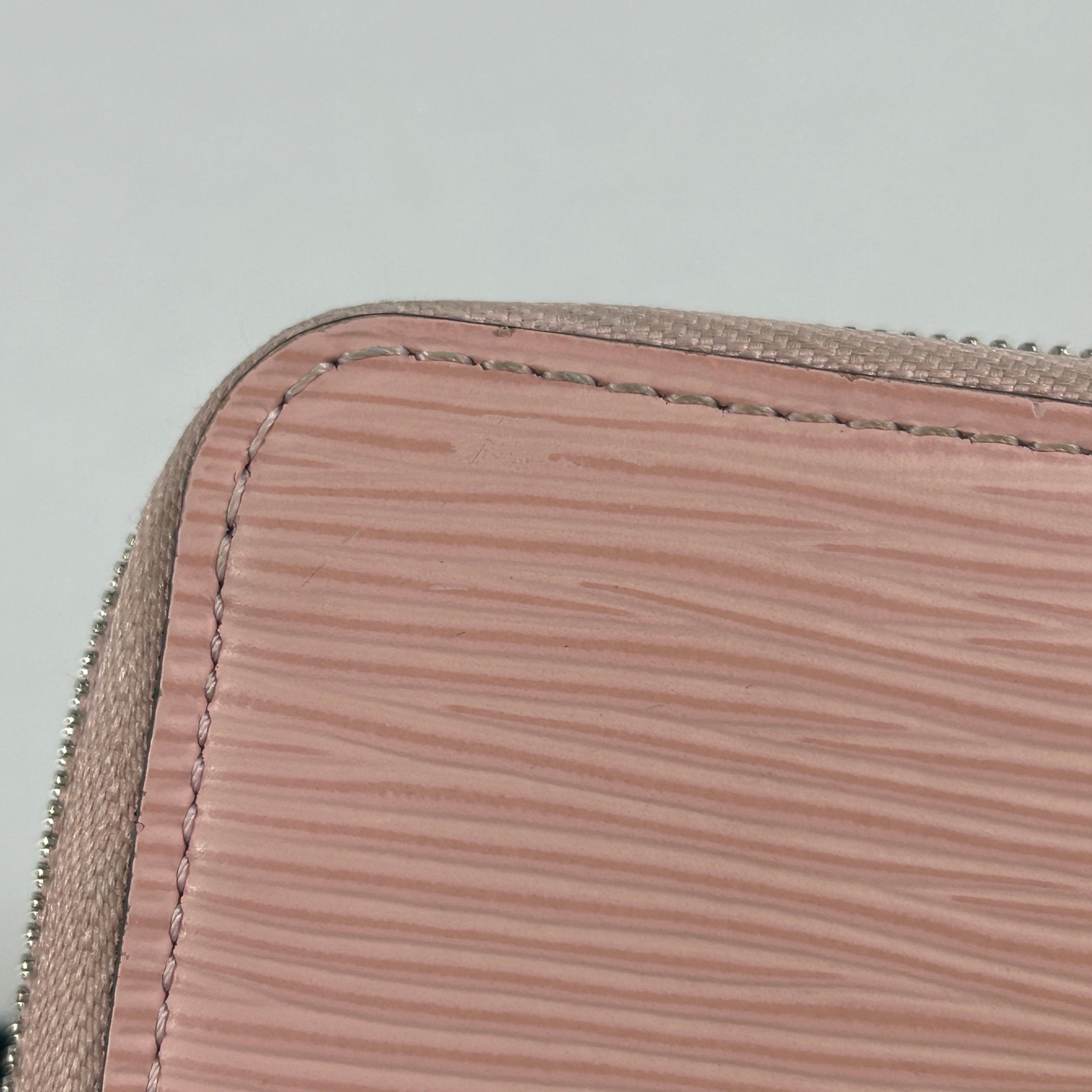 Pink Sakura Epi Compact Zippy Wallet w/SHW