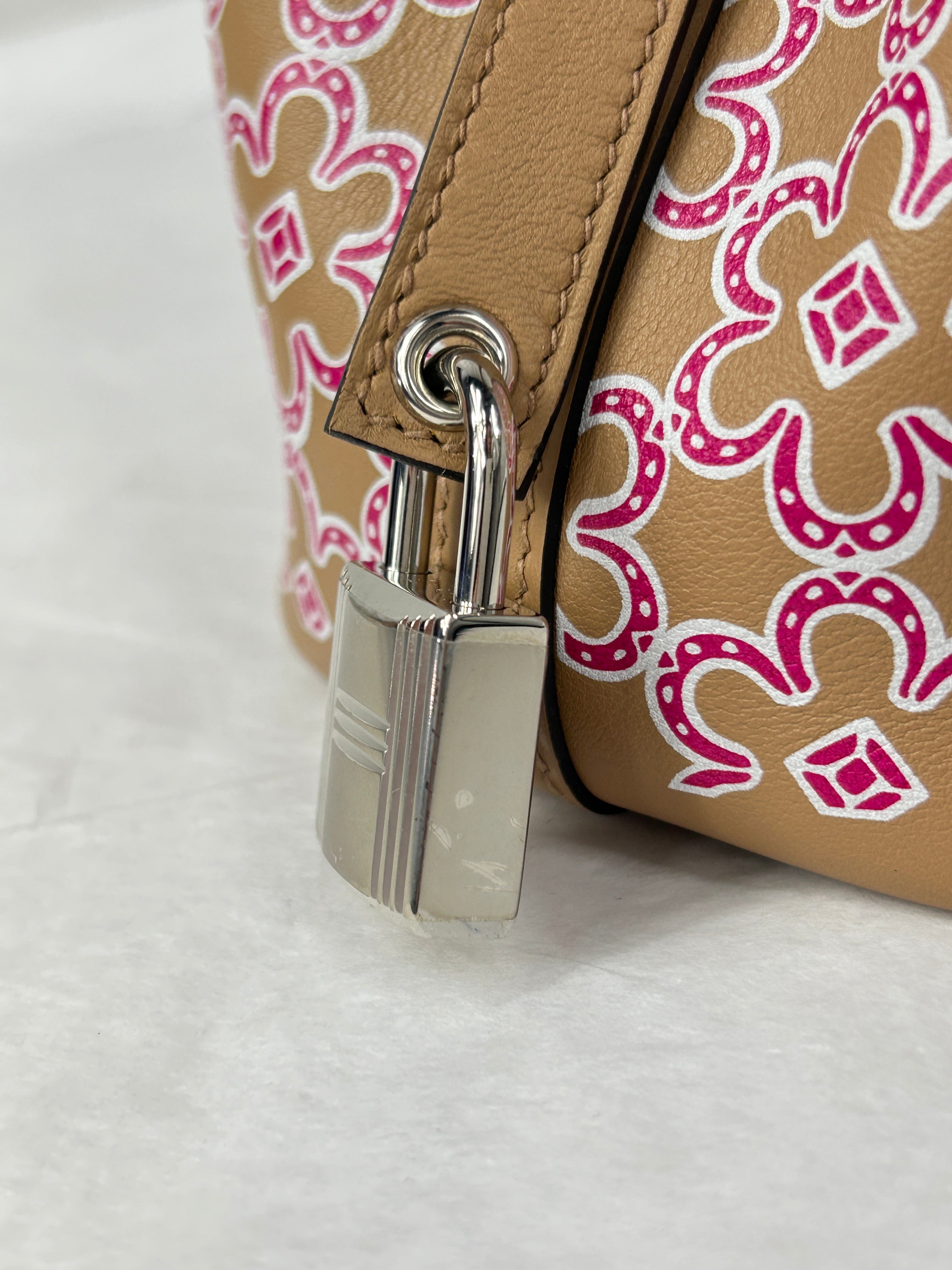 Chai-Rose -Blanc Swift Leather Picotin Lock Micro Luck Daisy w/PHW