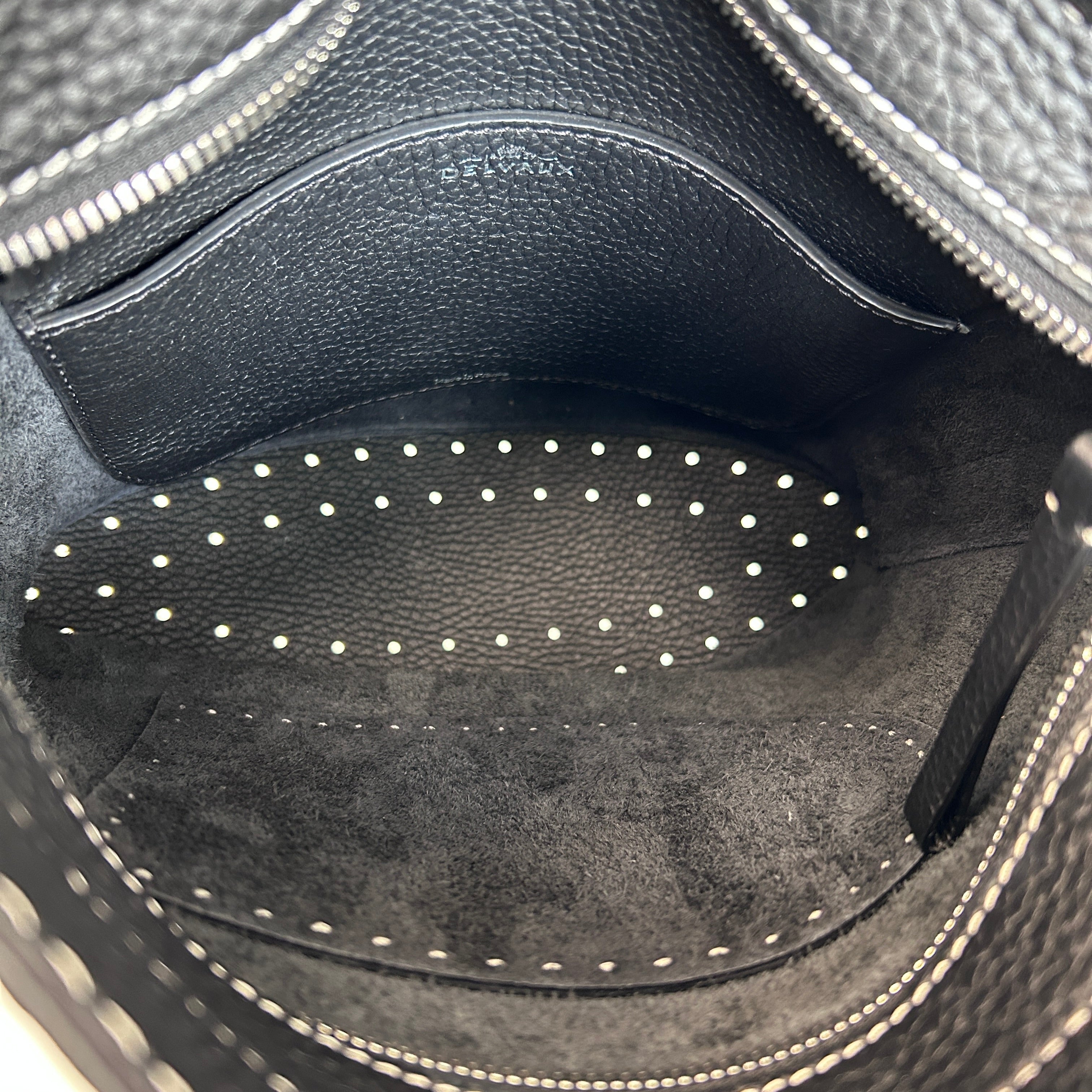 Black Pin Daily Taurillon Soft Surprique Messenger Bag w/SHW