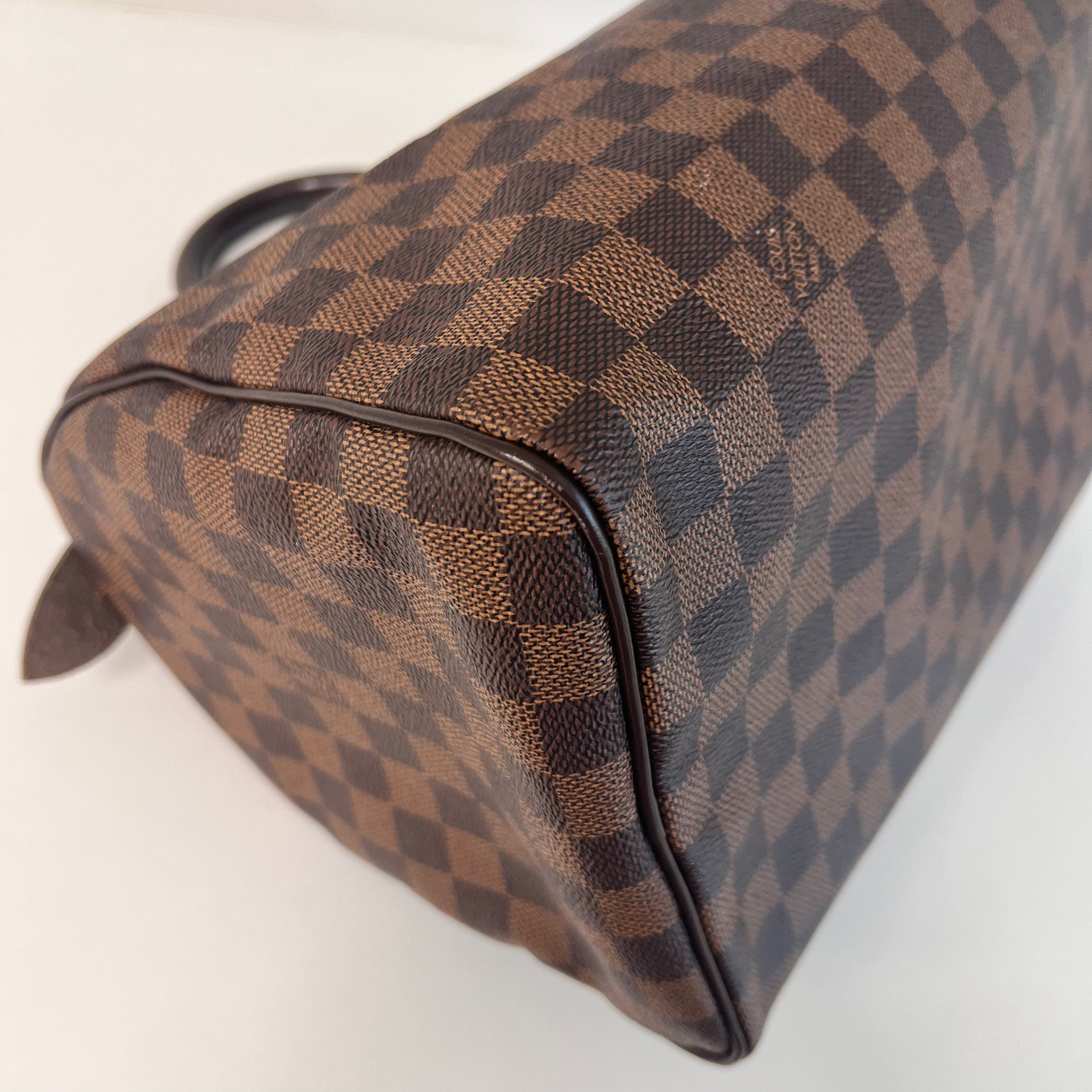 Damier Ebene Coated Canvas Speedy 30 w/GHW