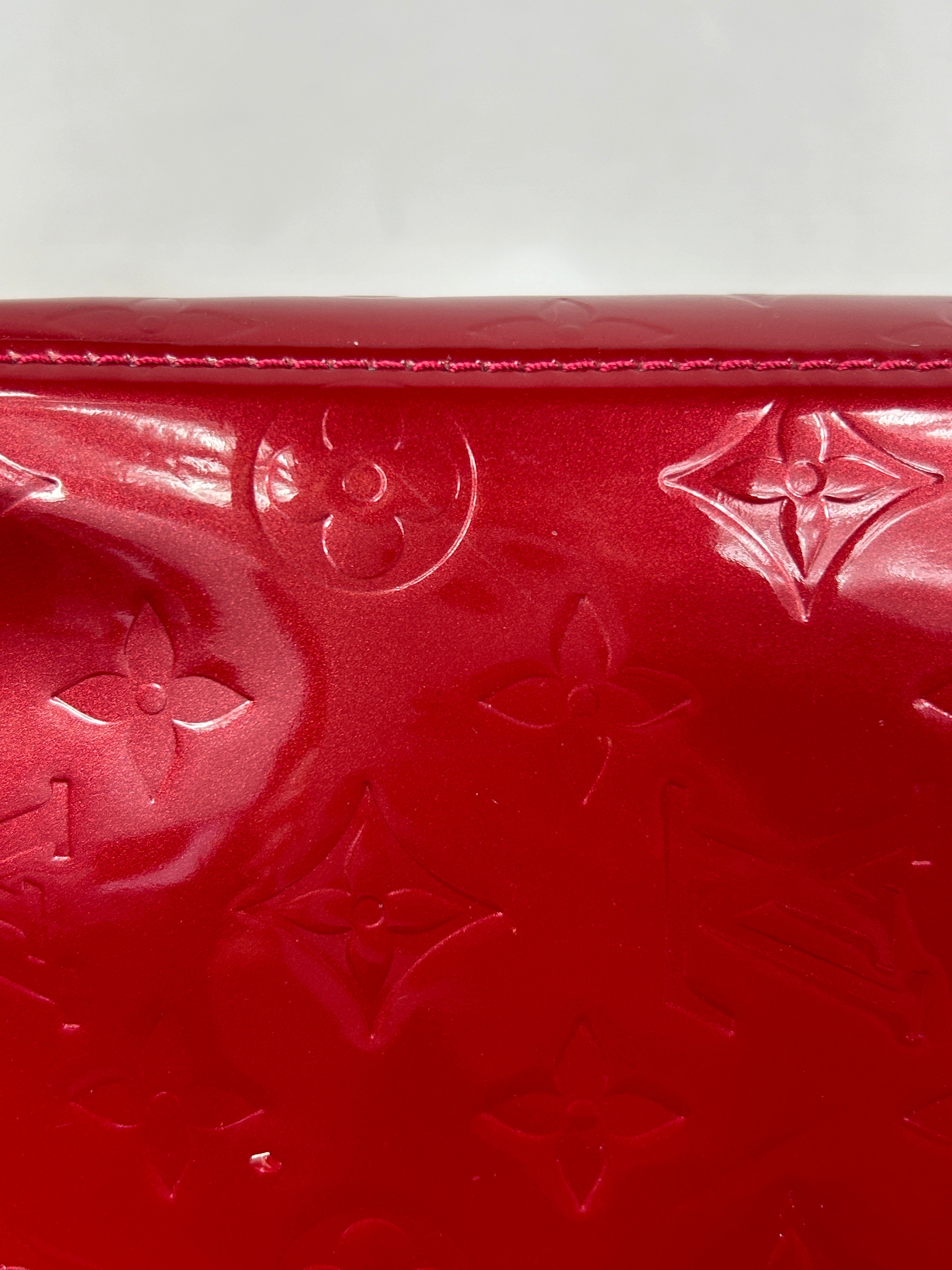 Red Patent Empriente Leather Tote W/GHW