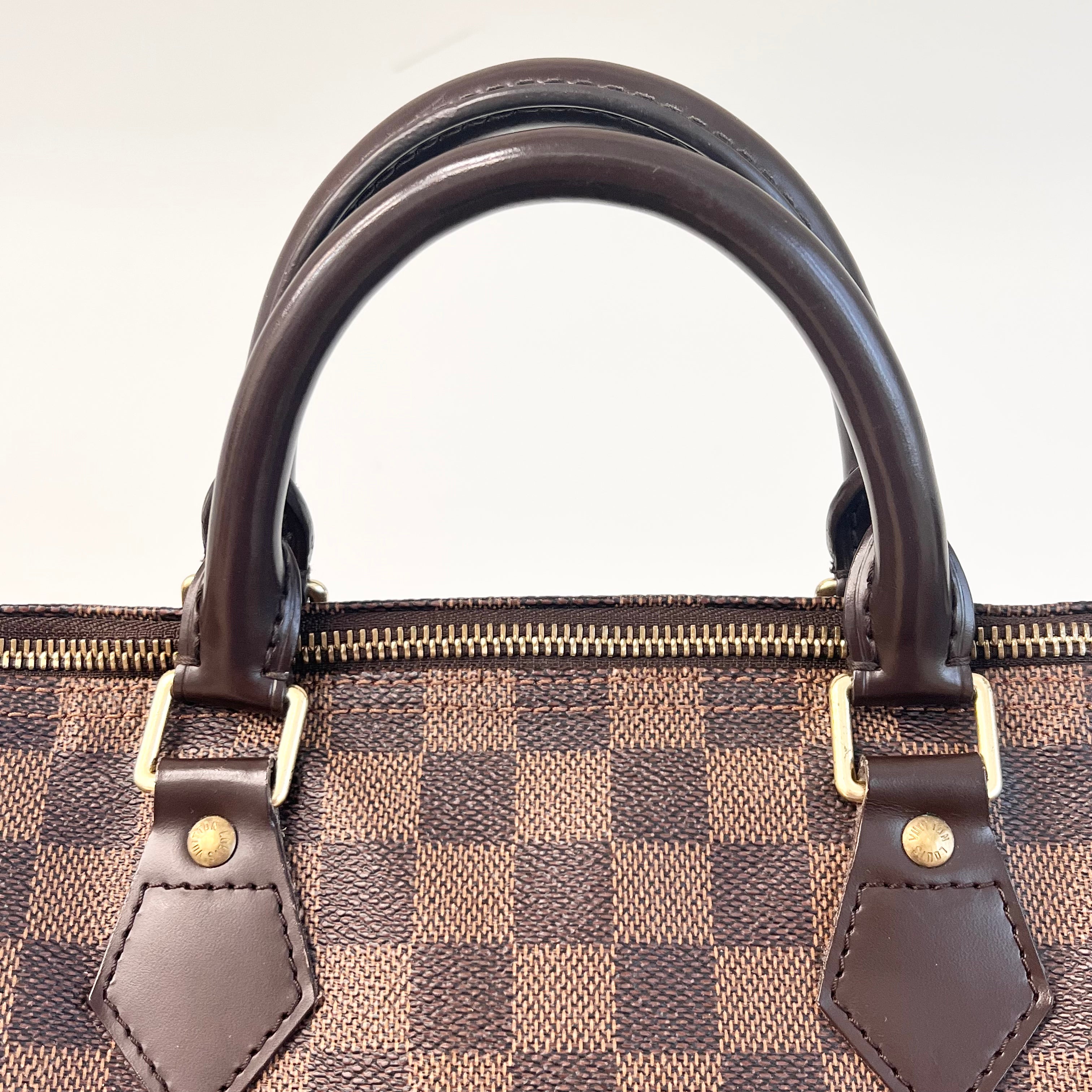 Damier Ebene Coated Canvas Speedy 30 w/GHW