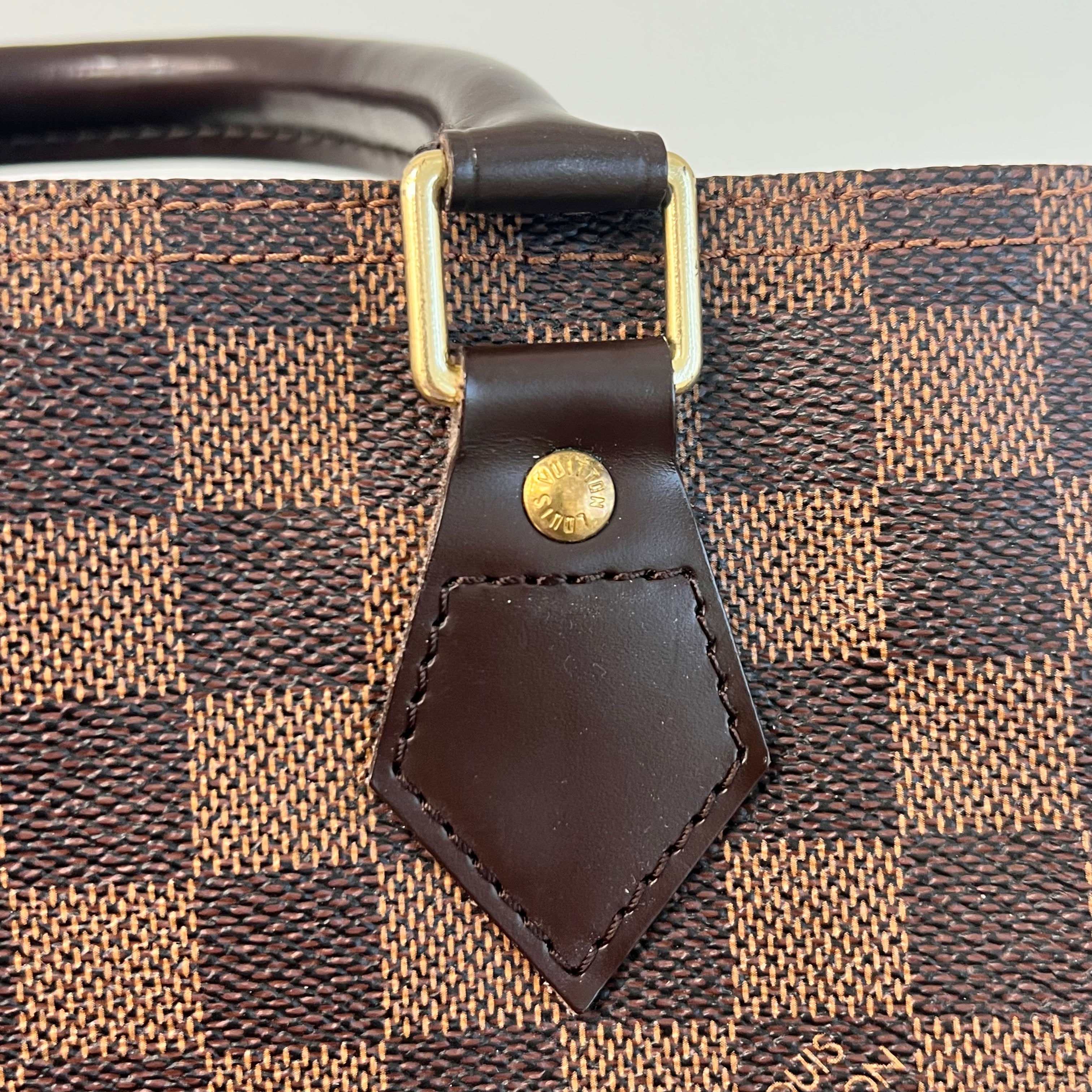 Damier Ebene Coated Canvas Speedy 30 w/GHW