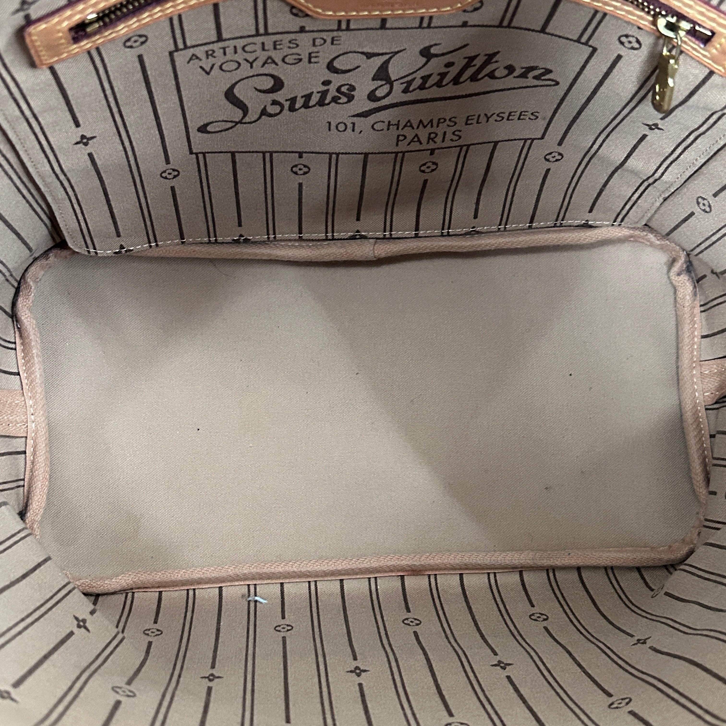 Monogram Coated Canvas Neverfull MM w/GHW