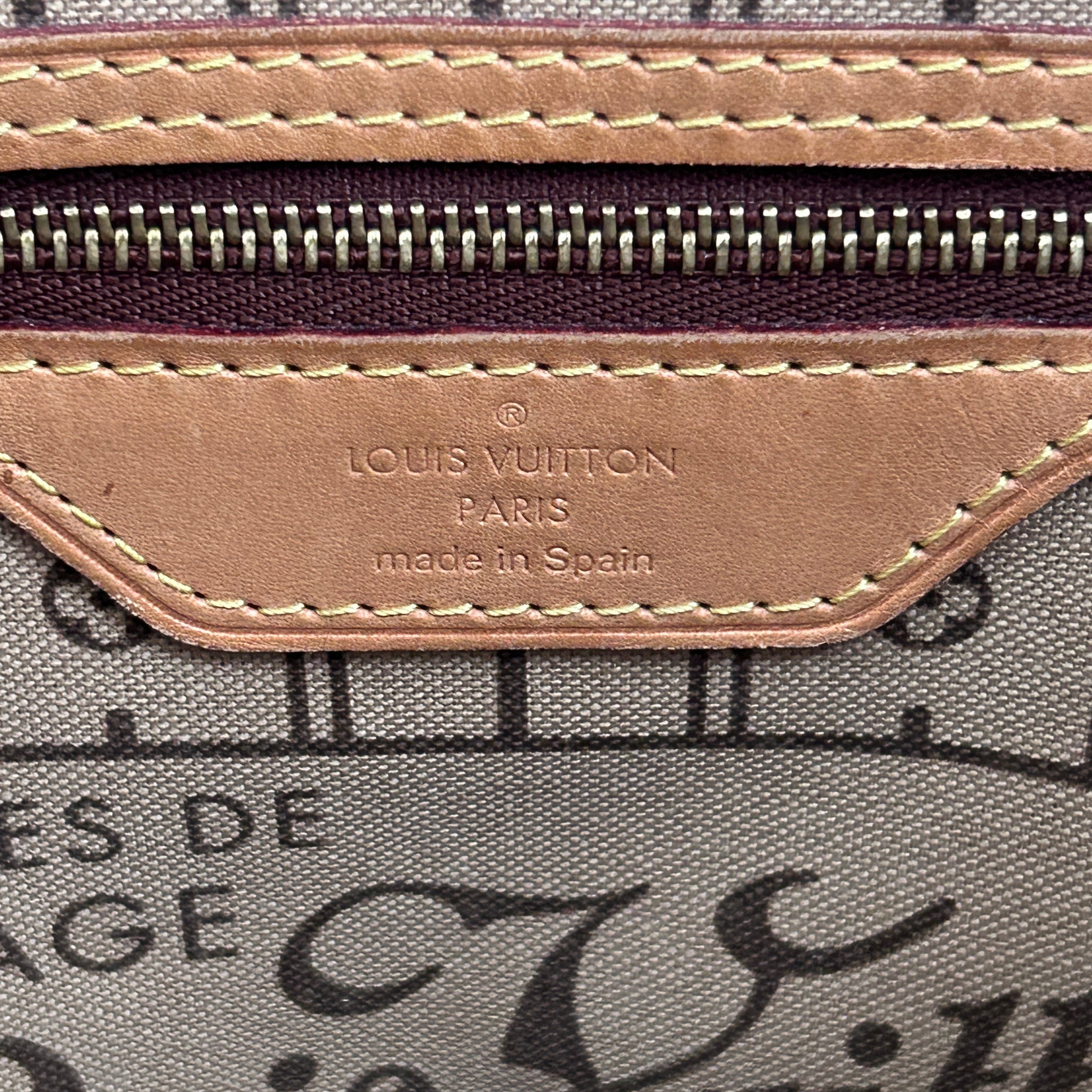 Monogram Coated Canvas Neverfull MM w/GHW