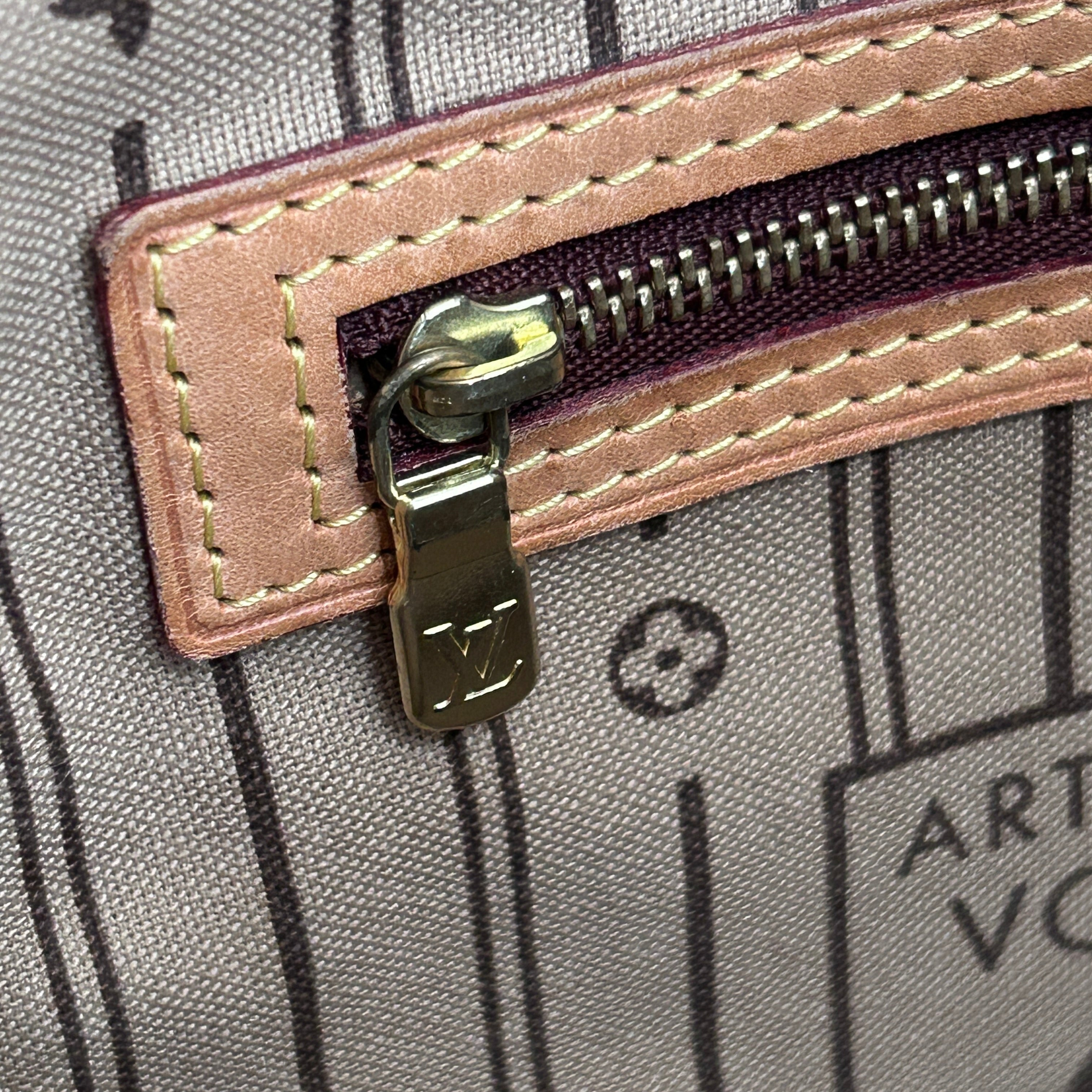 Monogram Coated Canvas Neverfull MM w/GHW