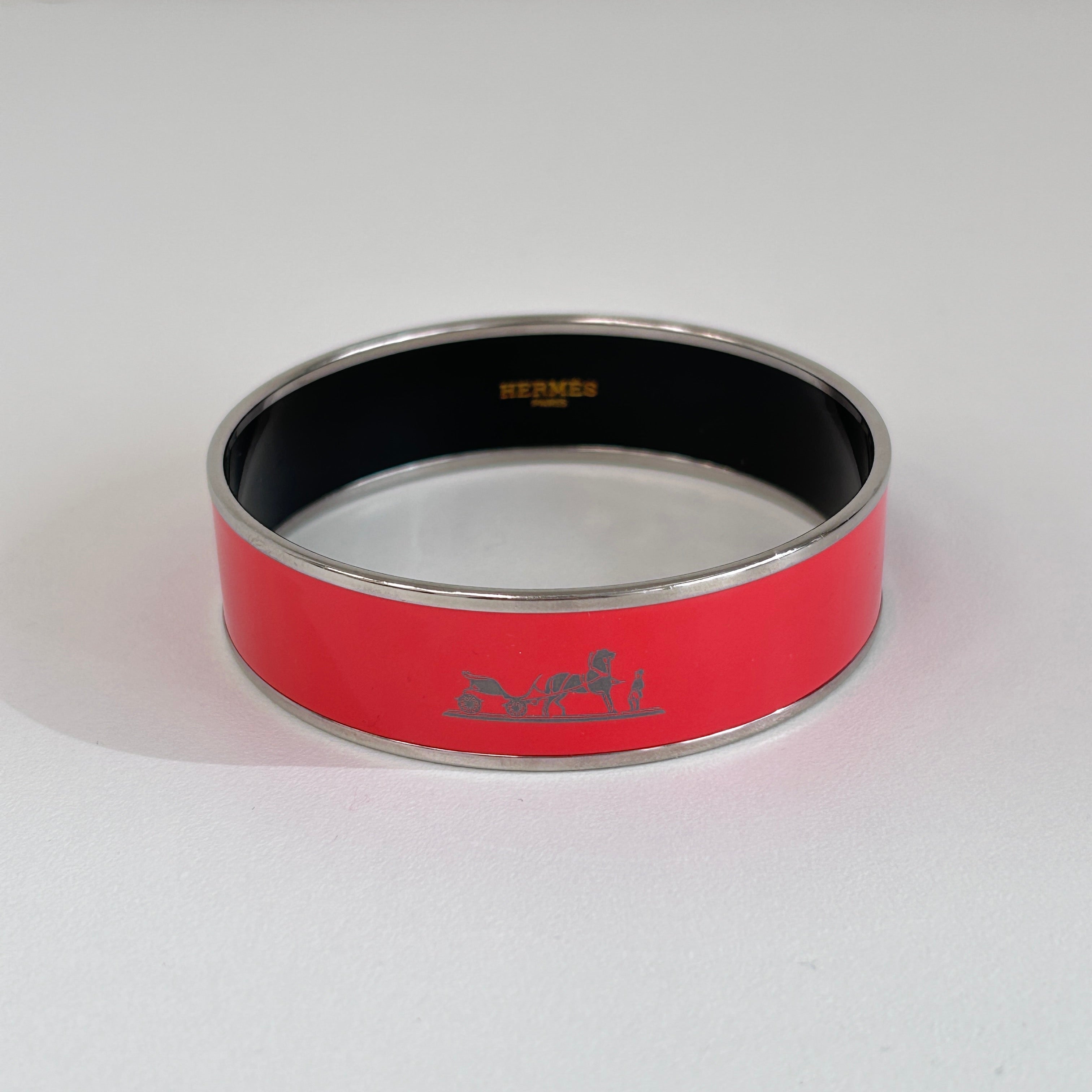 Coral Wide Bangle