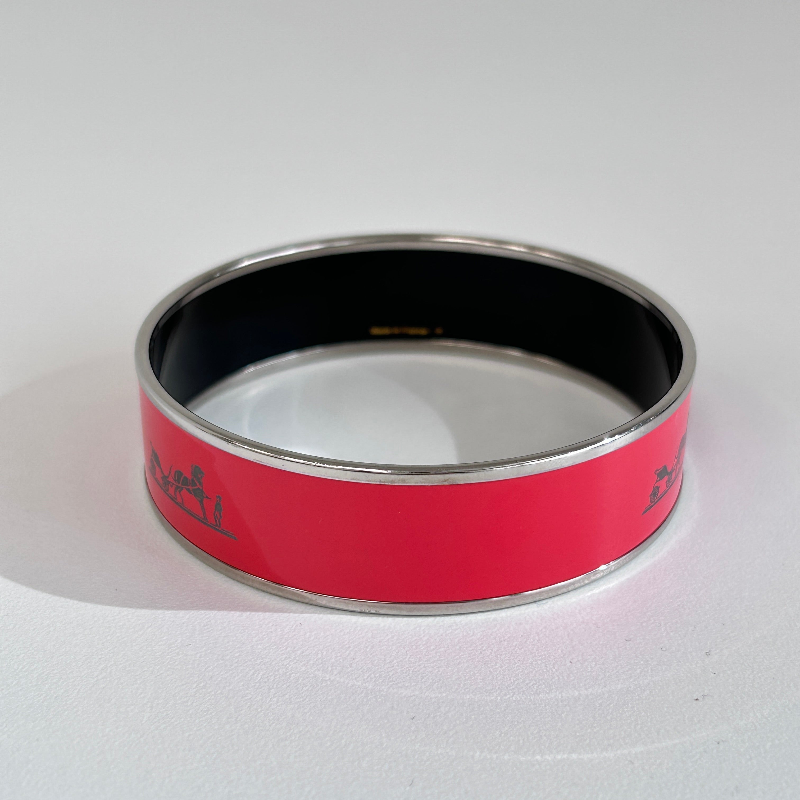 Coral Wide Bangle