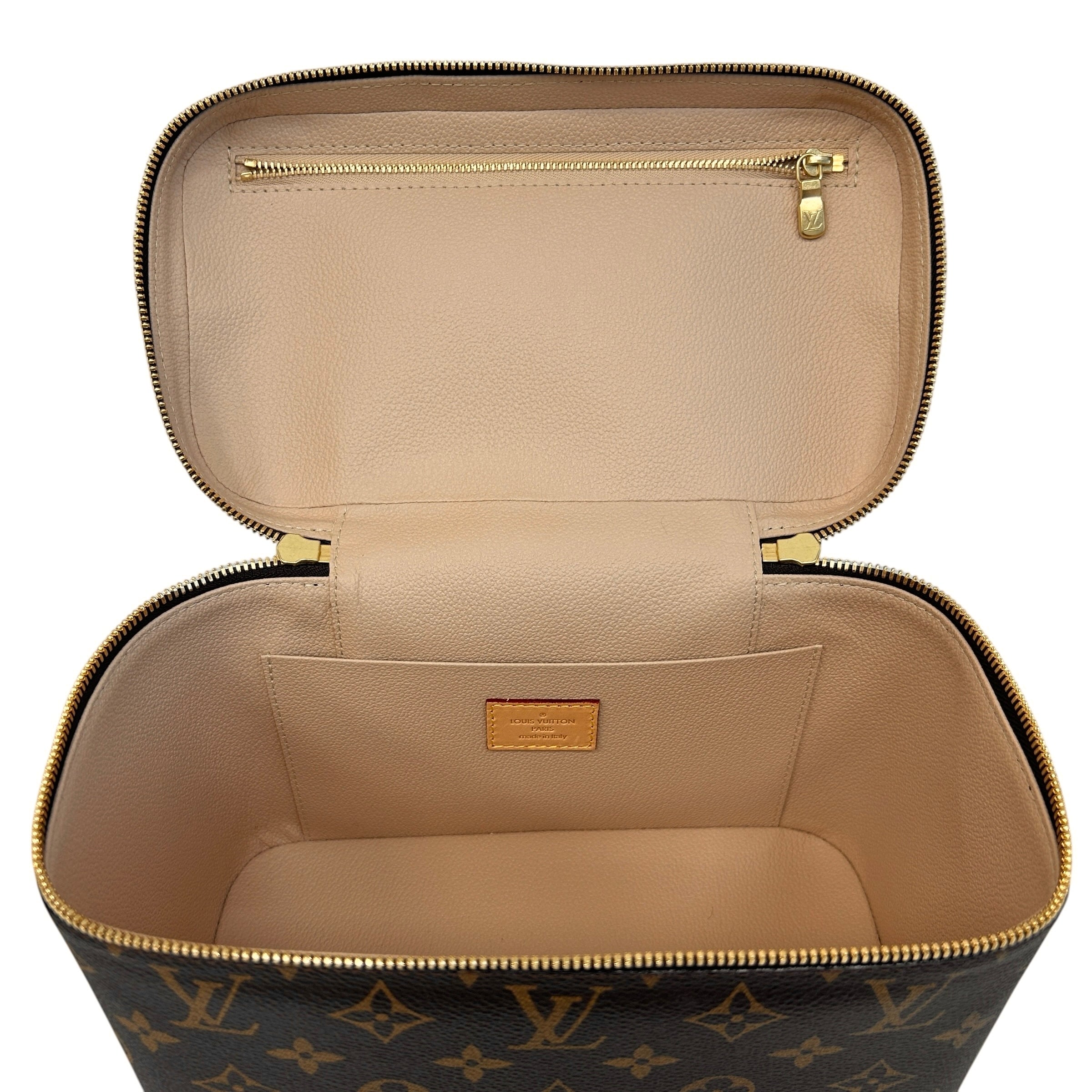 Monogram Canvas Nice BB Vanity Case W/GHW
